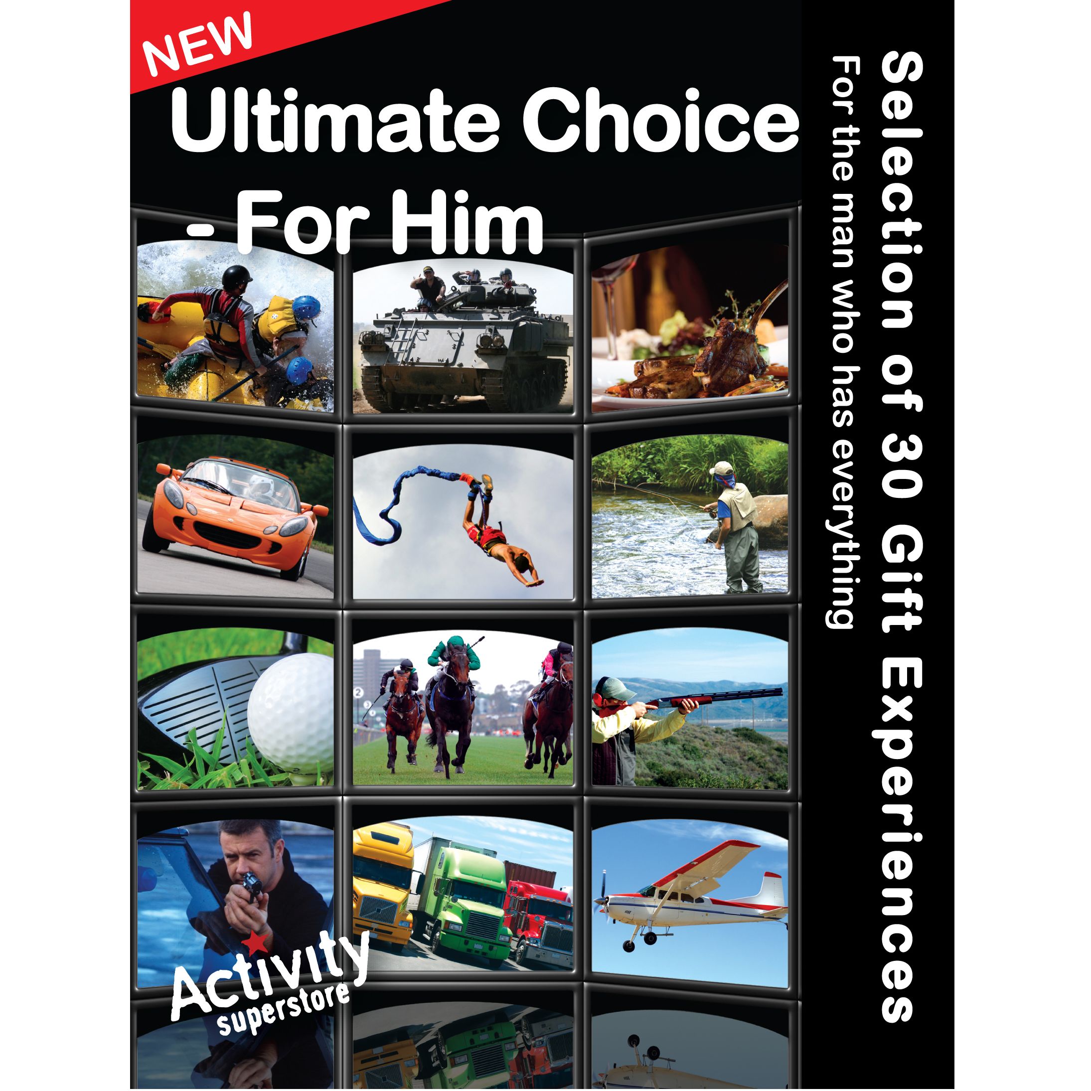 Activity Superstore Ultimate Choice for Him Gift Experience