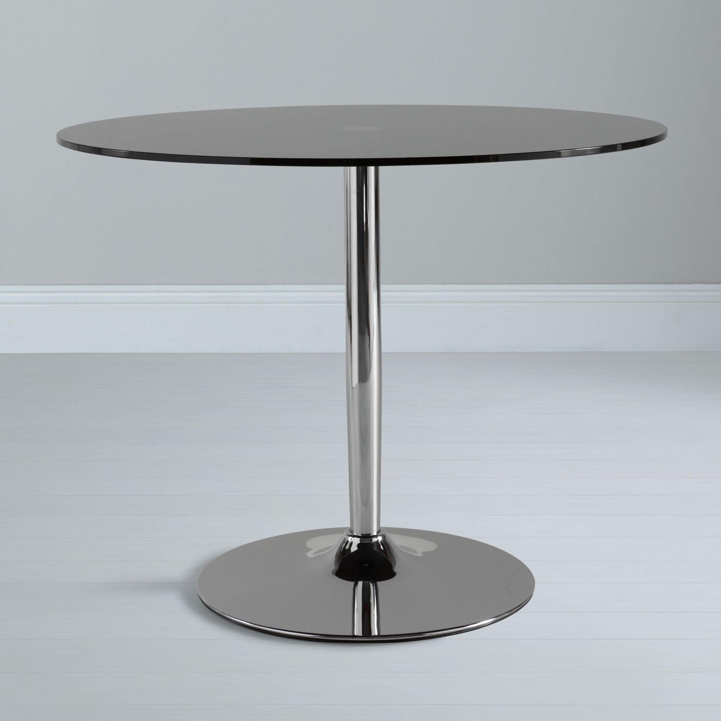 John Lewis Pearl Round Table, Black at John Lewis