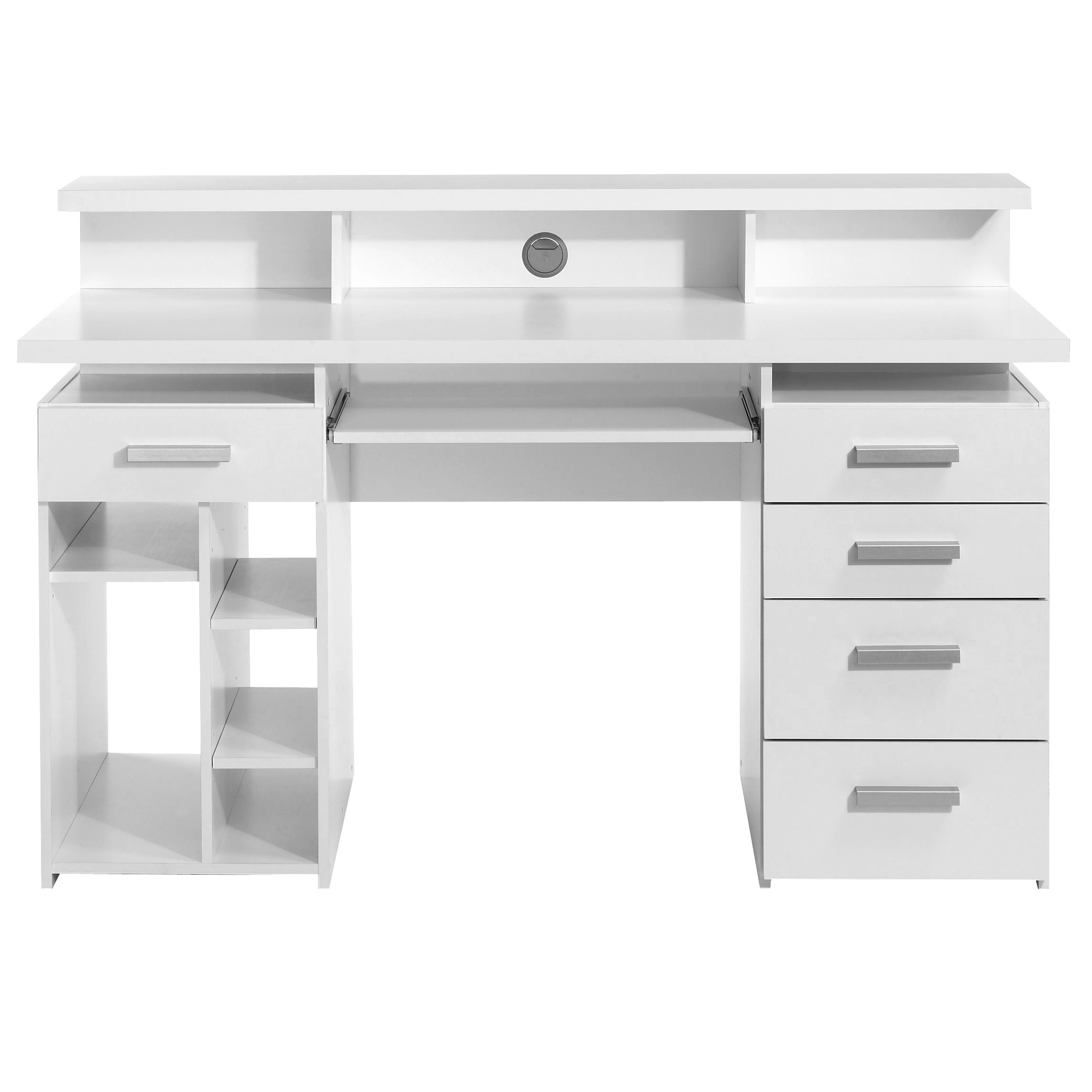 Zip Workstation Desk, White