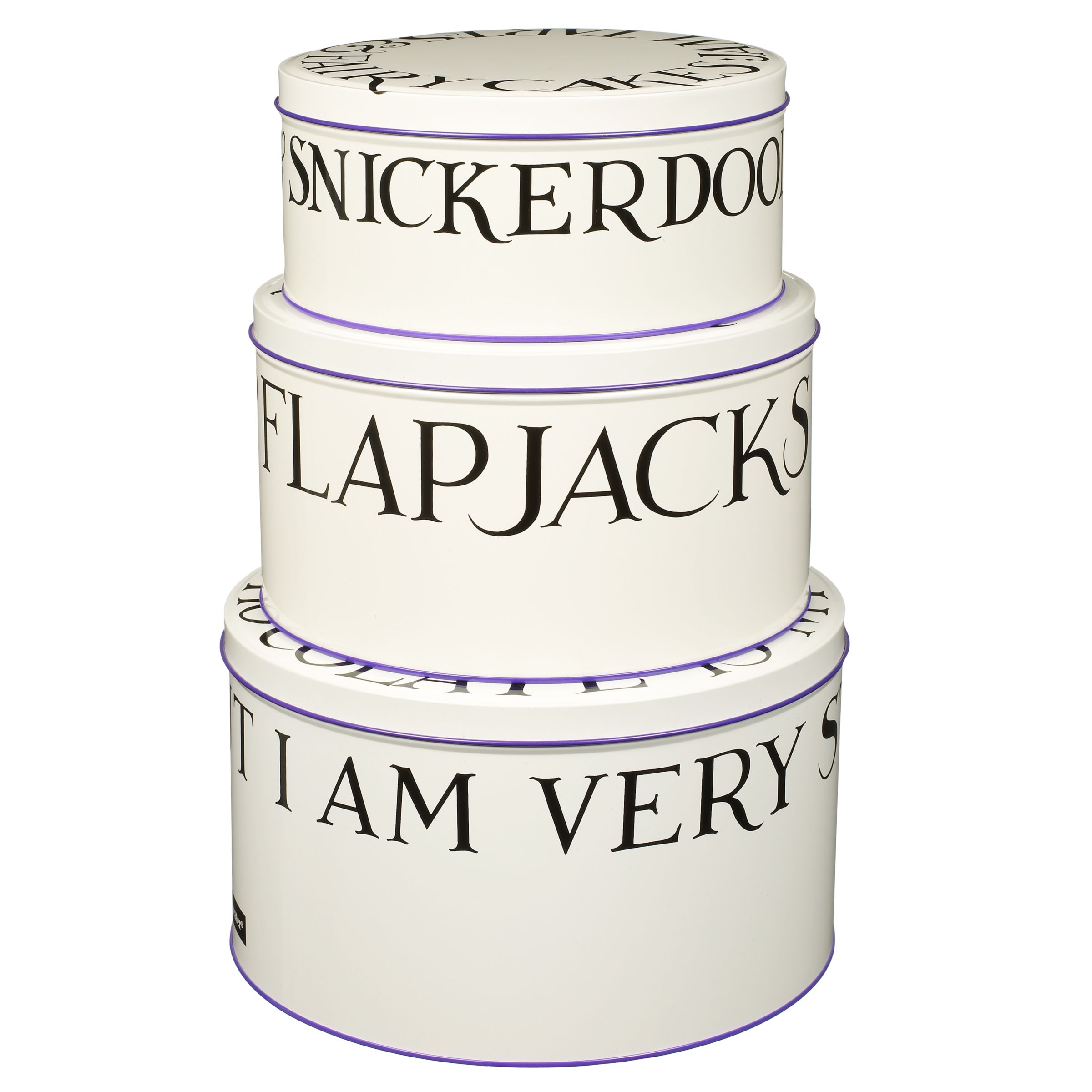 Emma Bridgewater Black Toast Cake Tins Set of 3
