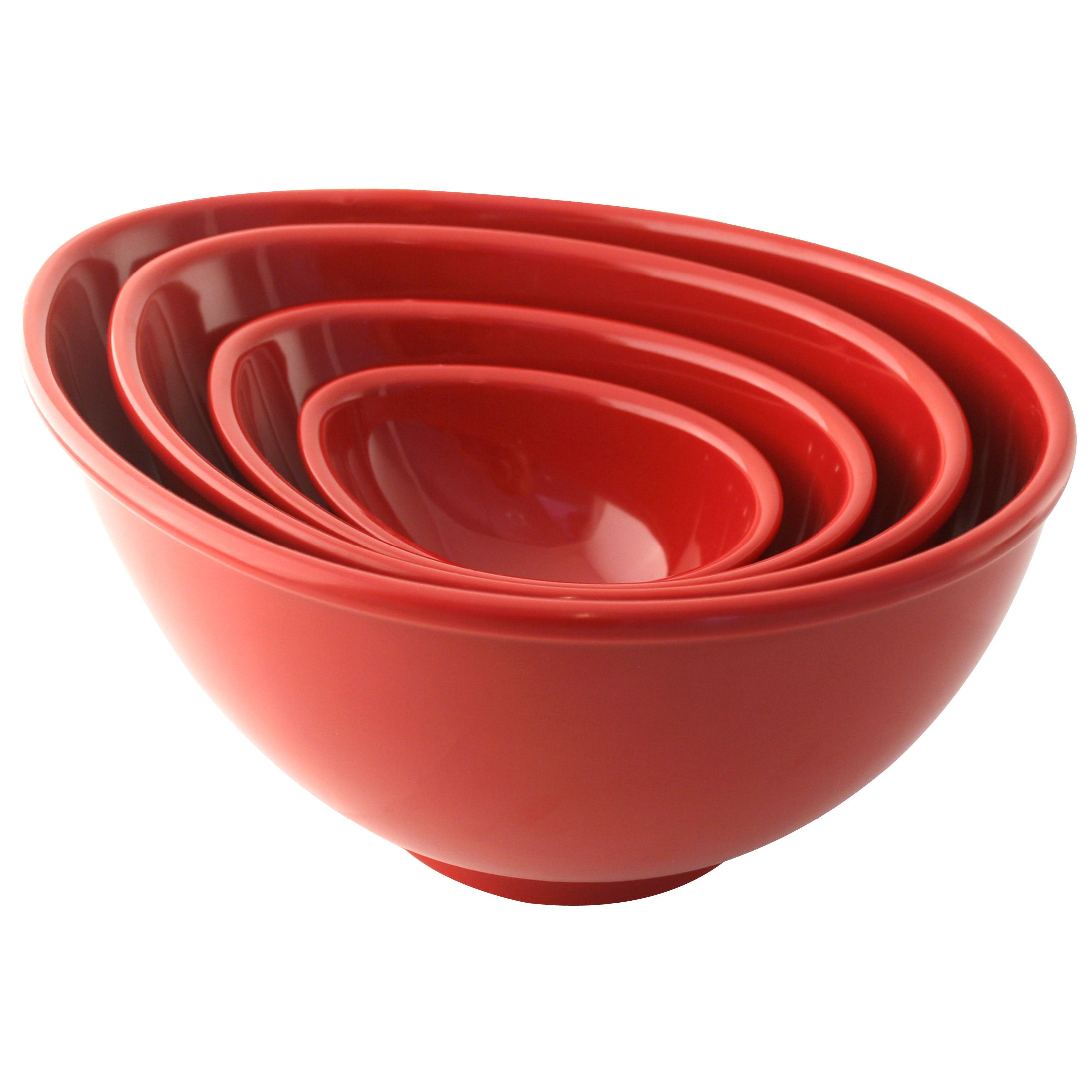 Nigella Lawson Mixing Bowls Set of 4 Red