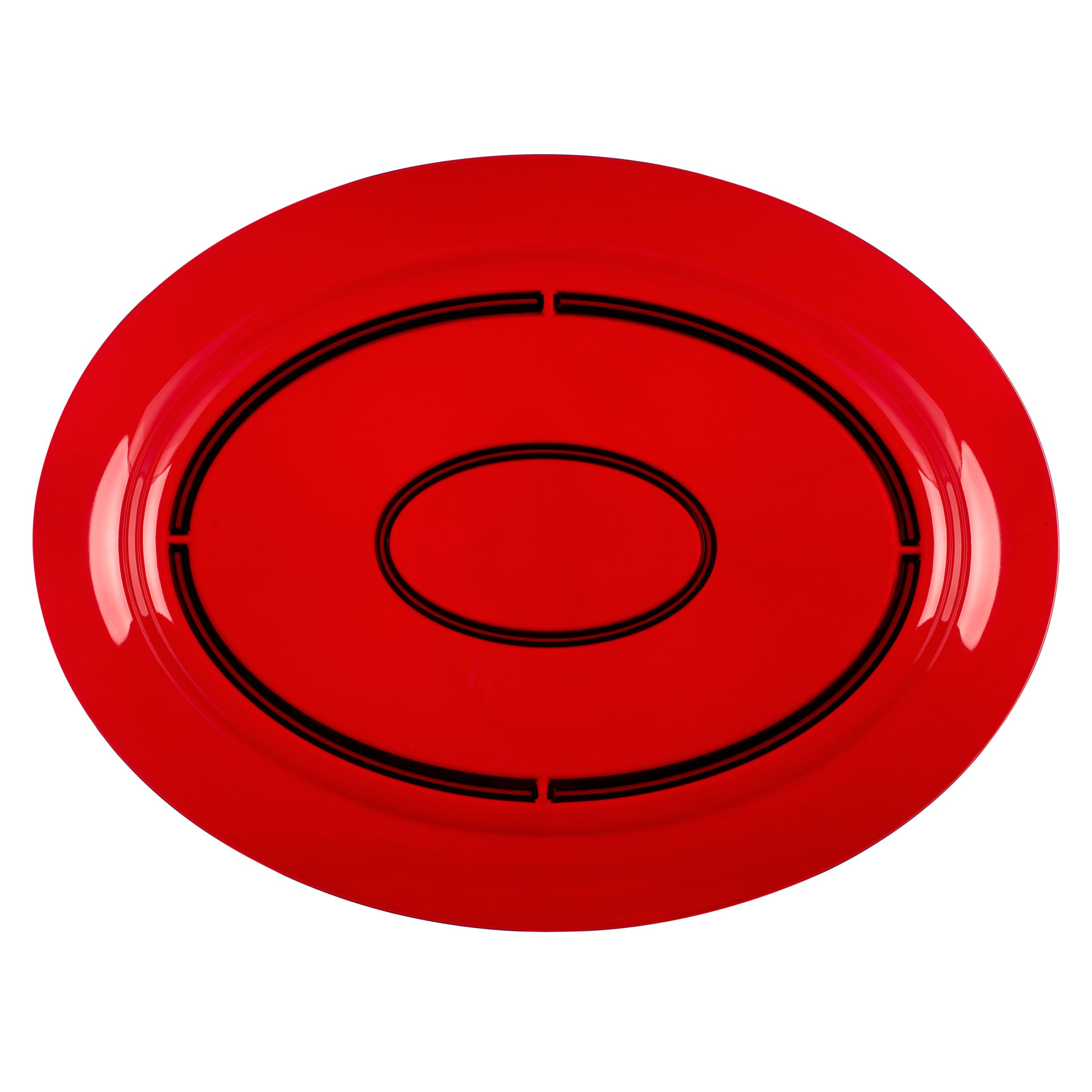 John Lewis Acrylic Platter Red