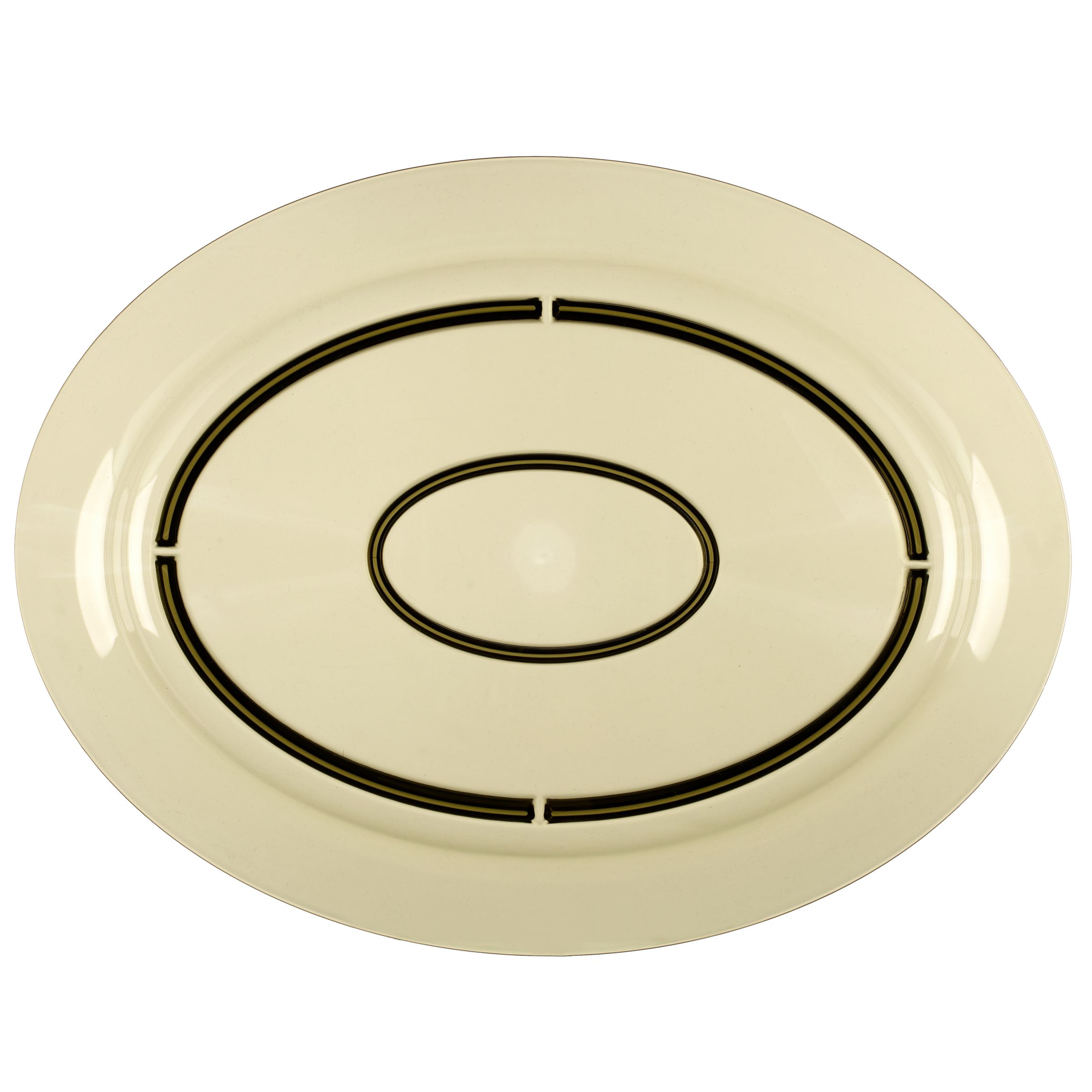 John Lewis Acrylic Oval Platter Olive