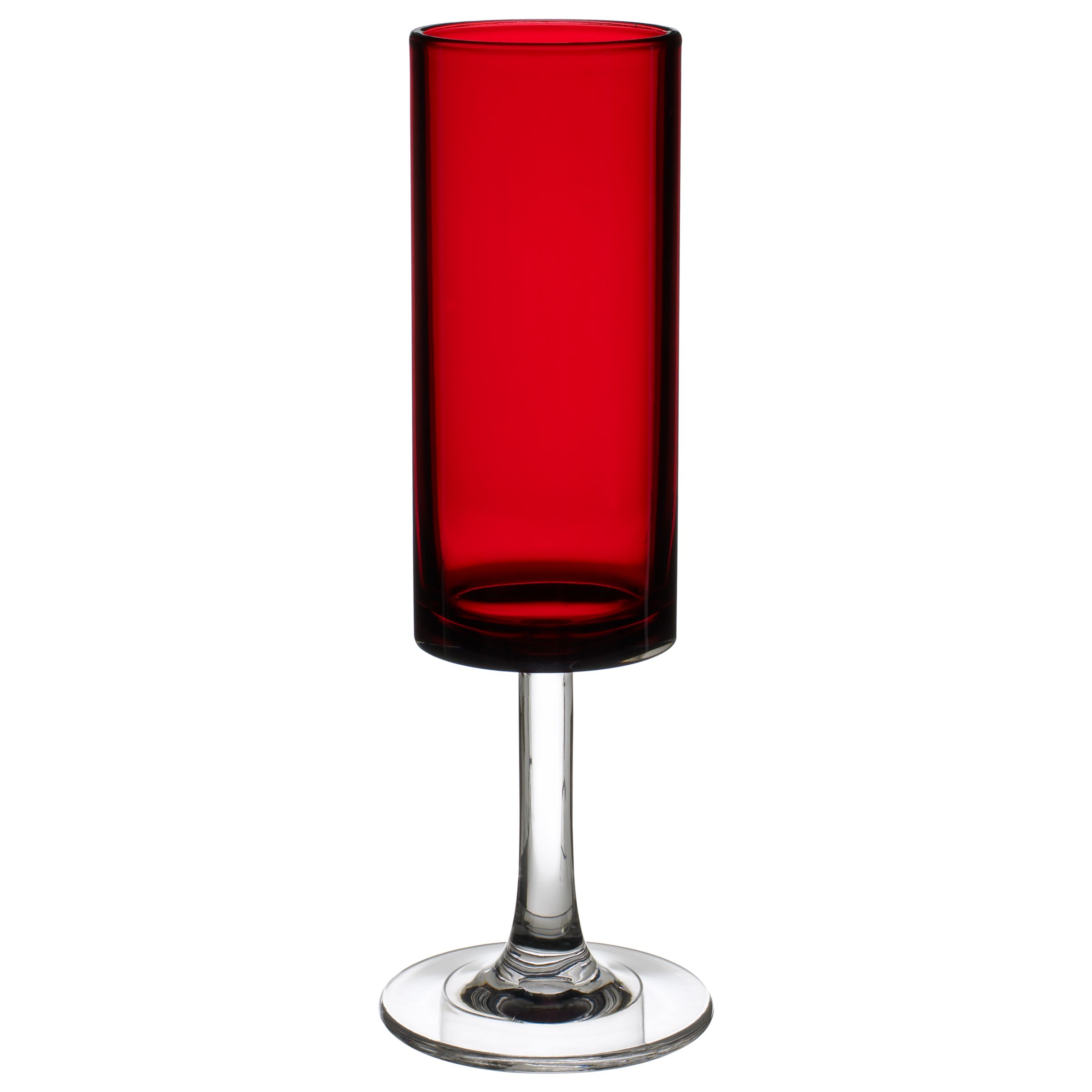 John Lewis Acrylic Champagne Flute Red