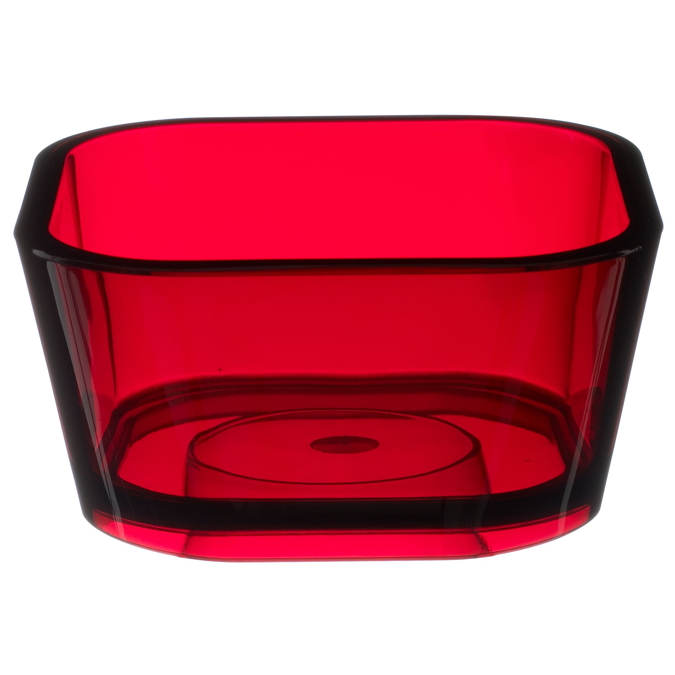 John Lewis Acrylic Dip Dish Set of 4 Red