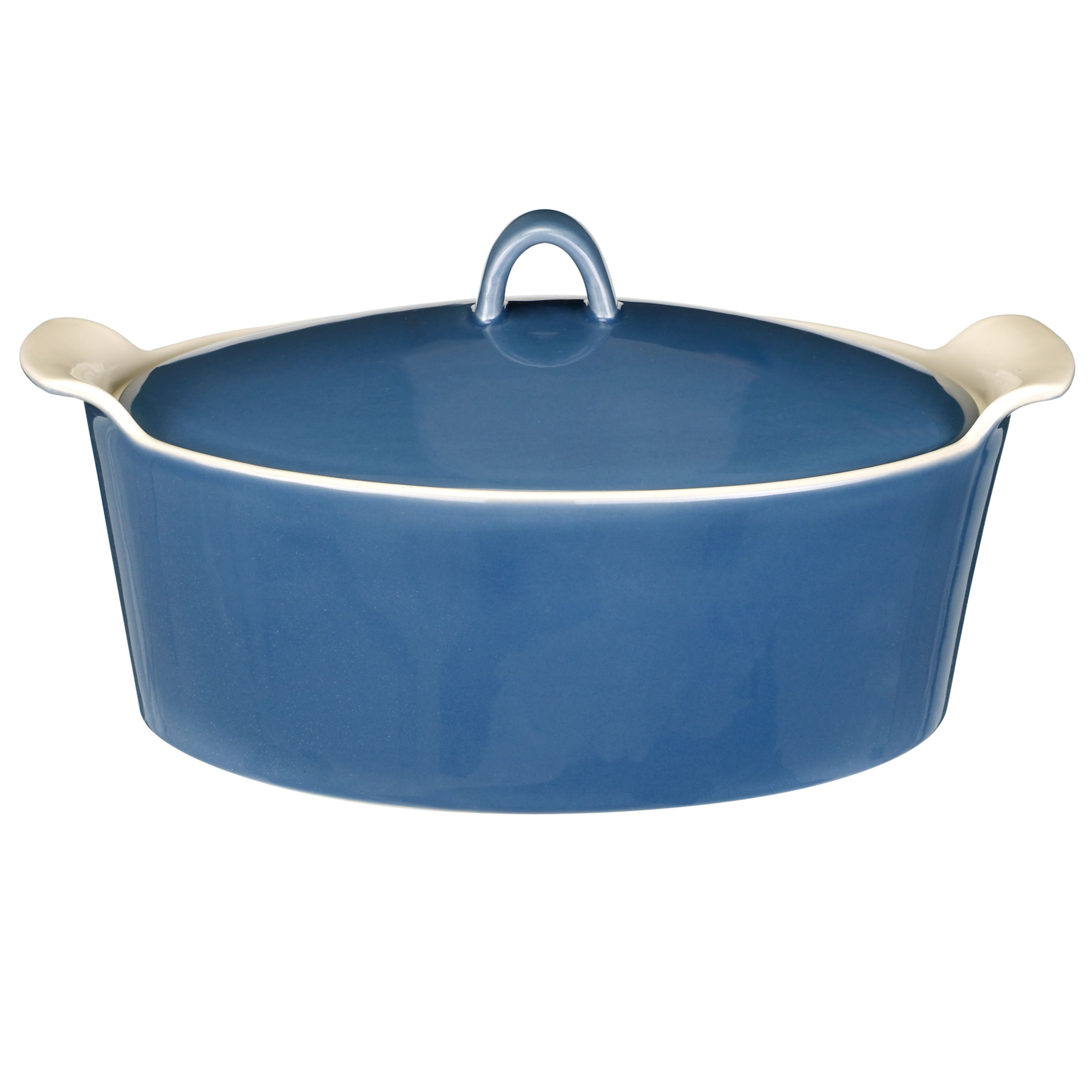 John Lewis Ceramic Oven To Tableware Oval Casserole Blue
