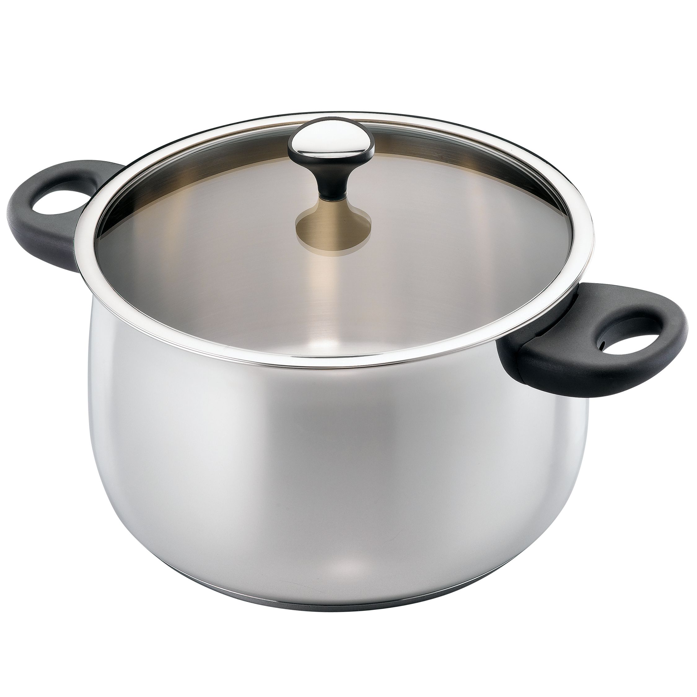 Curve Stockpot and Lid, 24cm