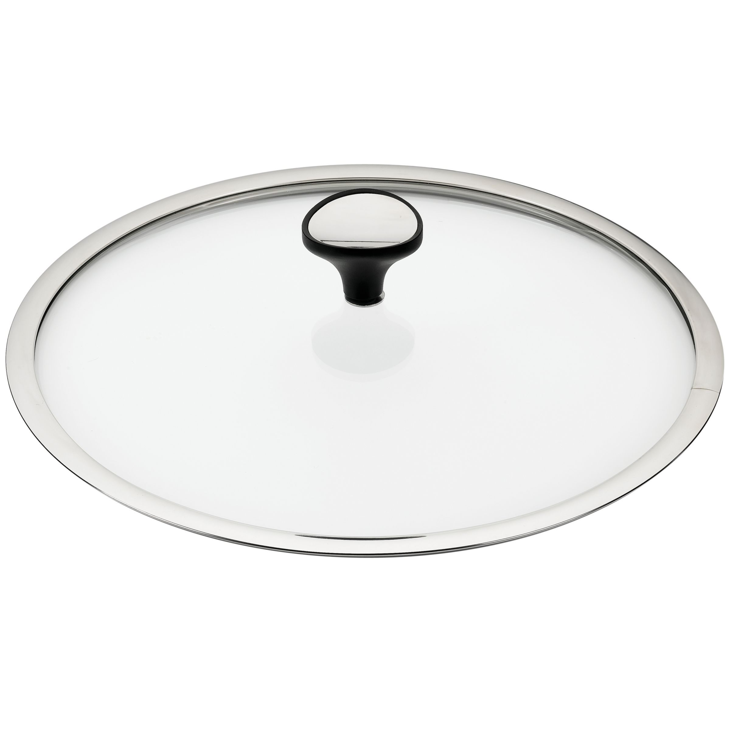 John Lewis Curve Glass Lid, 28cm