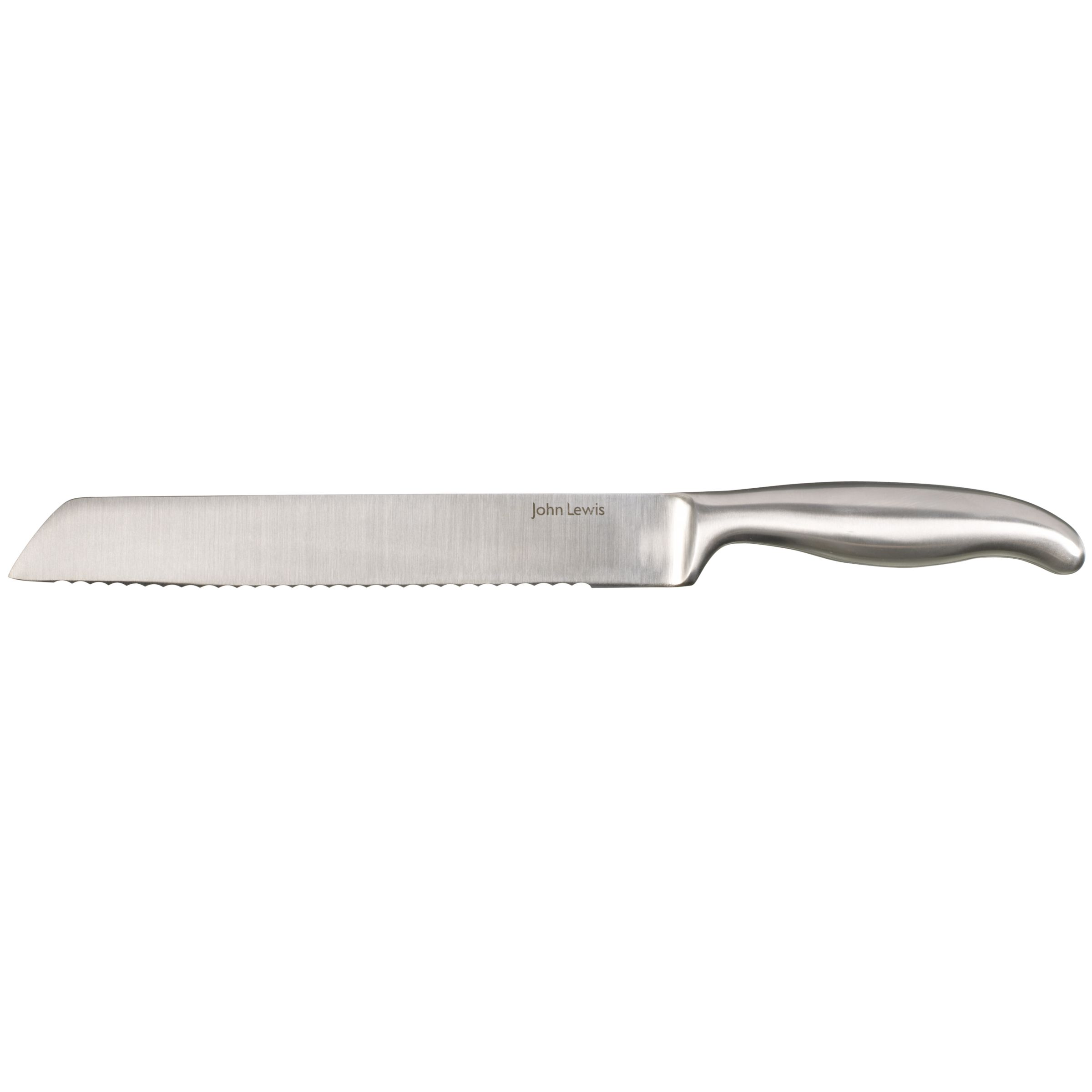 John Lewis Contemporary Stainless Steel Bread Knife 