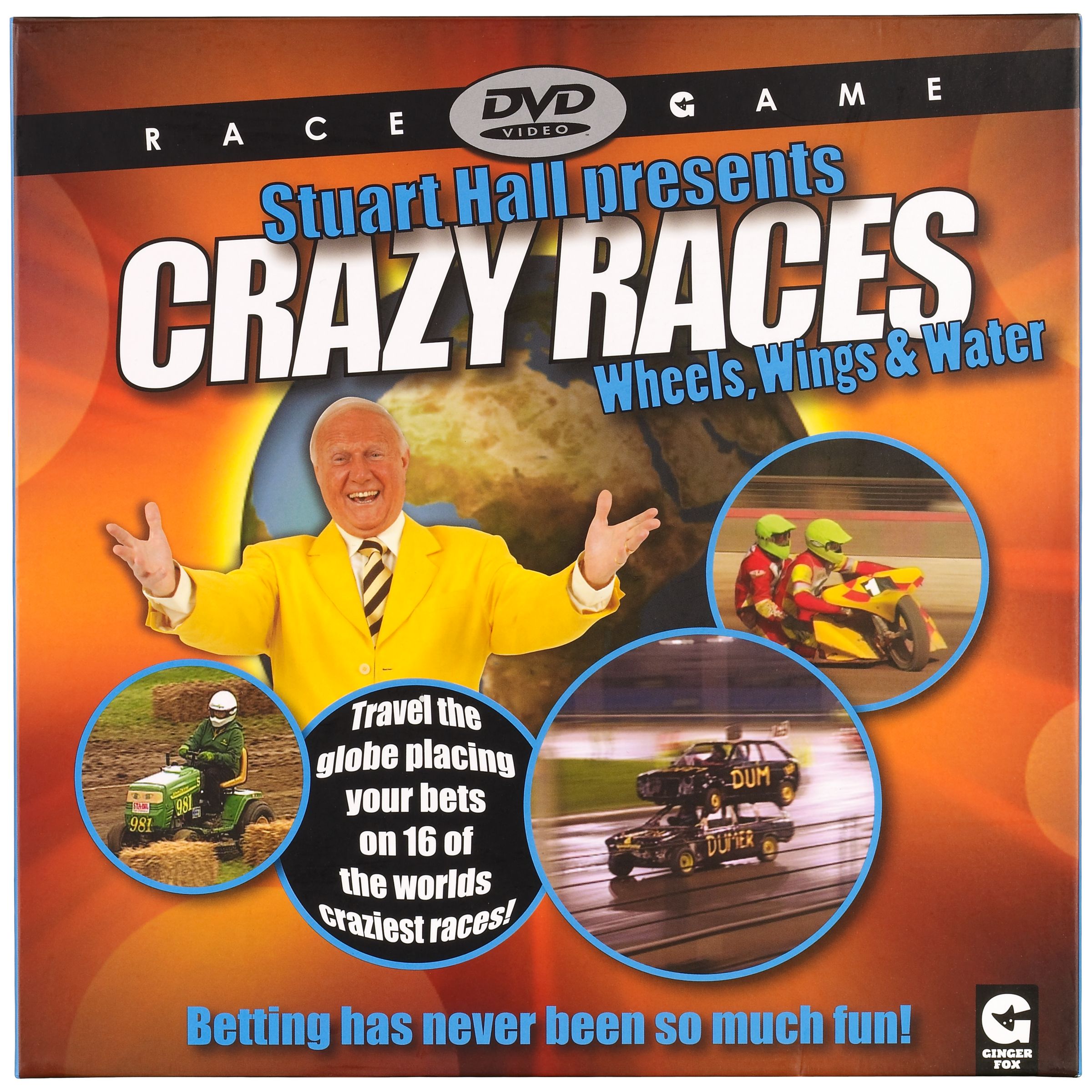 Stuart Hall Presents Crazy Races DVD Betting Game