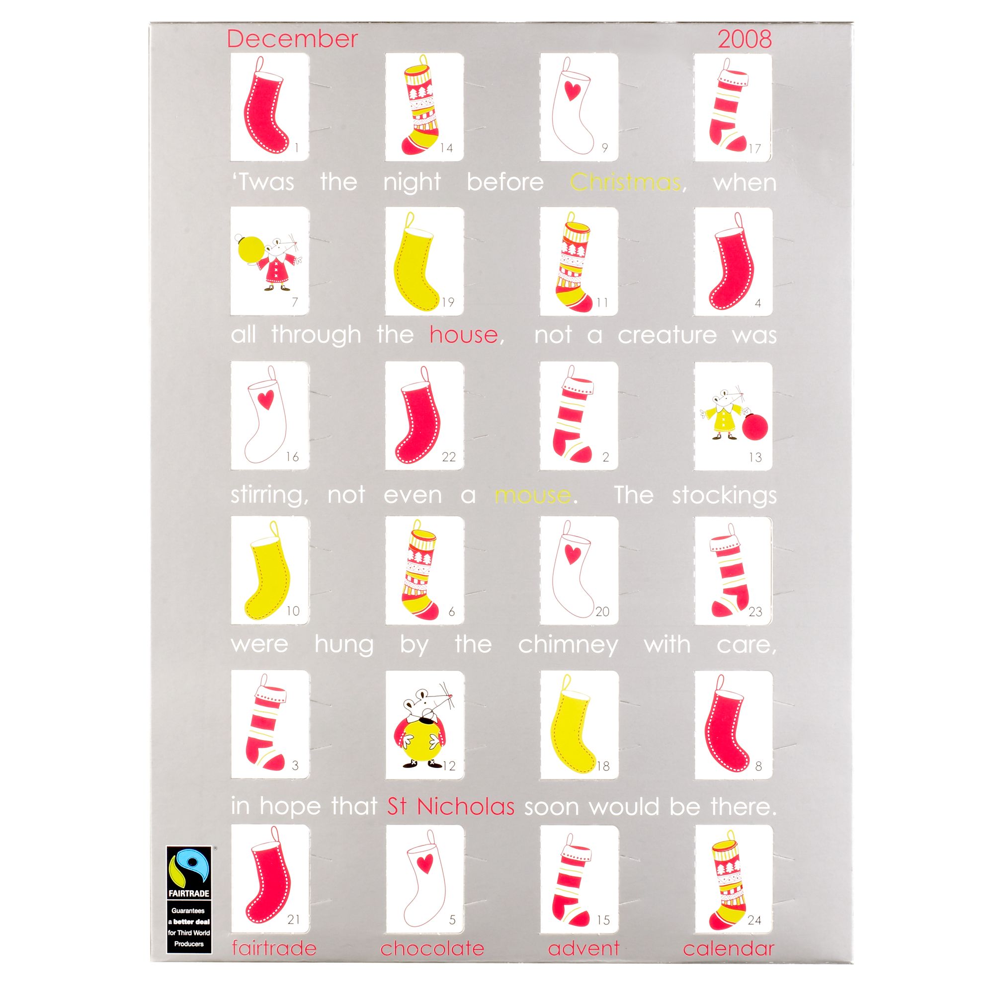 John Lewis Eco Choc Advent Calendar