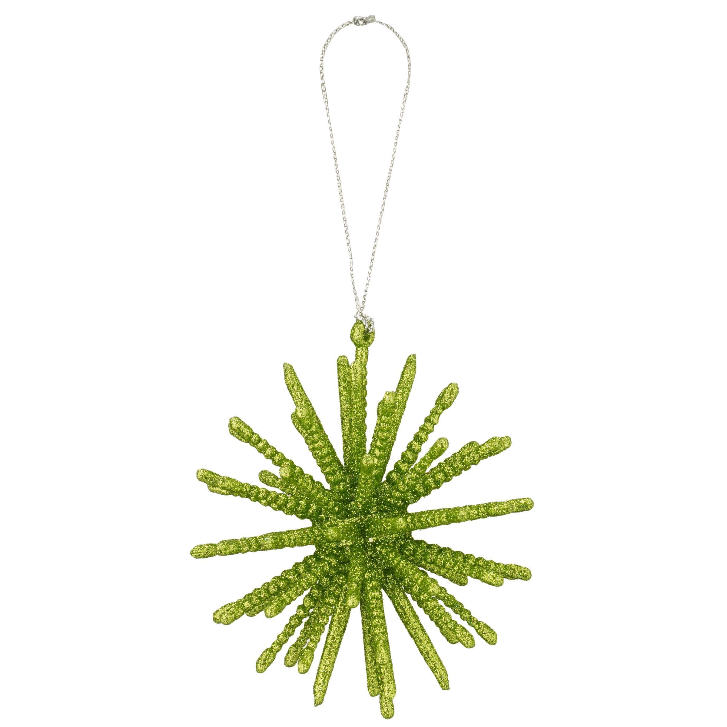 John Lewis Starbust Christmas Tree Decoration, Pack of 6