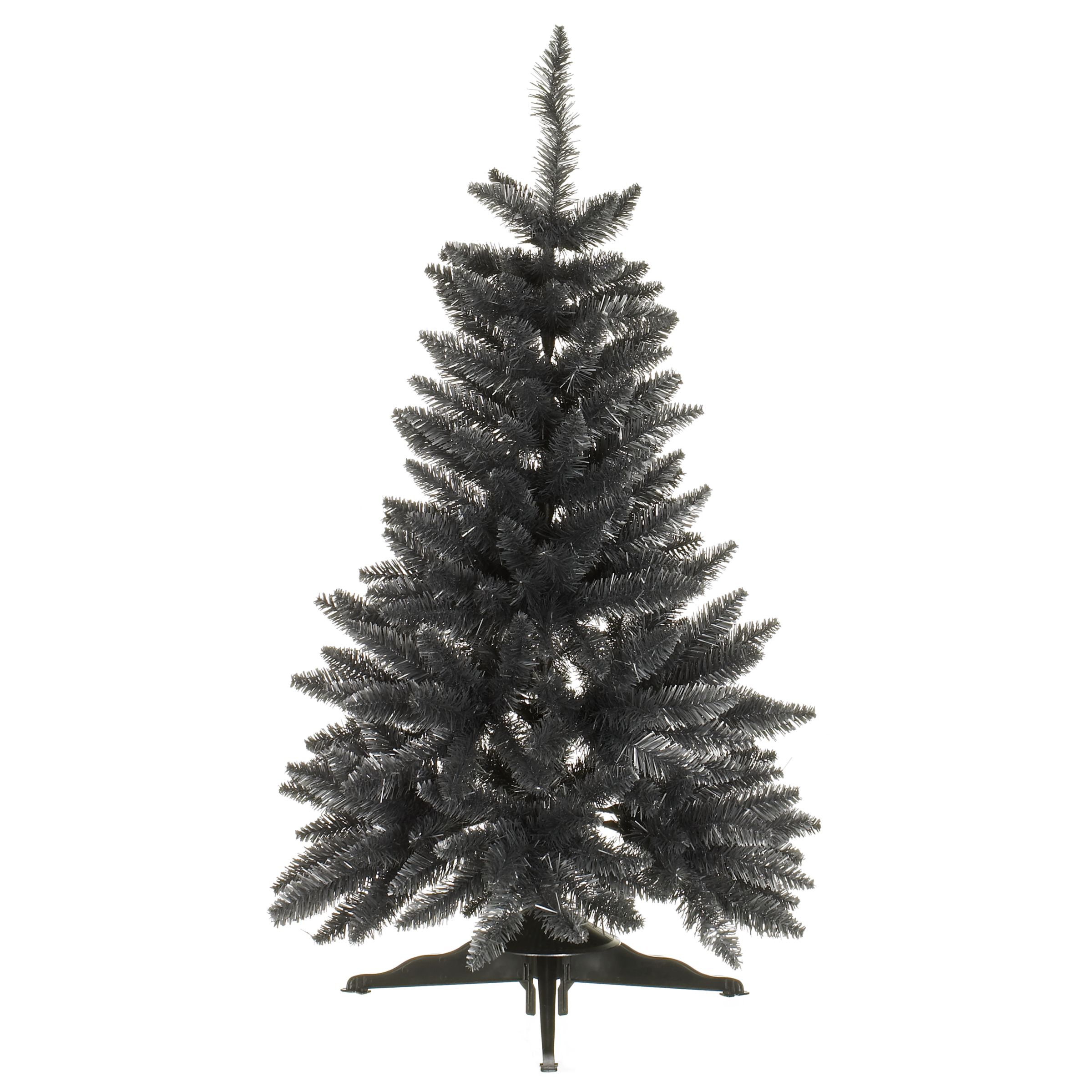John Lewis Christmas Tree, Charcoal, 4ft