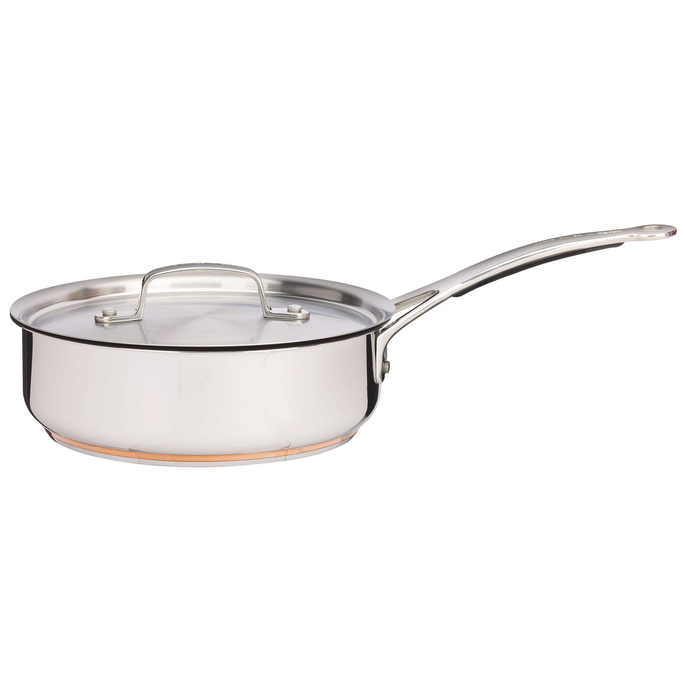 Tefal Jamie Oliver Stainless Steel Sauté Pan & Lid, 24cm