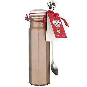 Kimm Miller Hot Chocolate Powder Jar and Owl Spoon Set