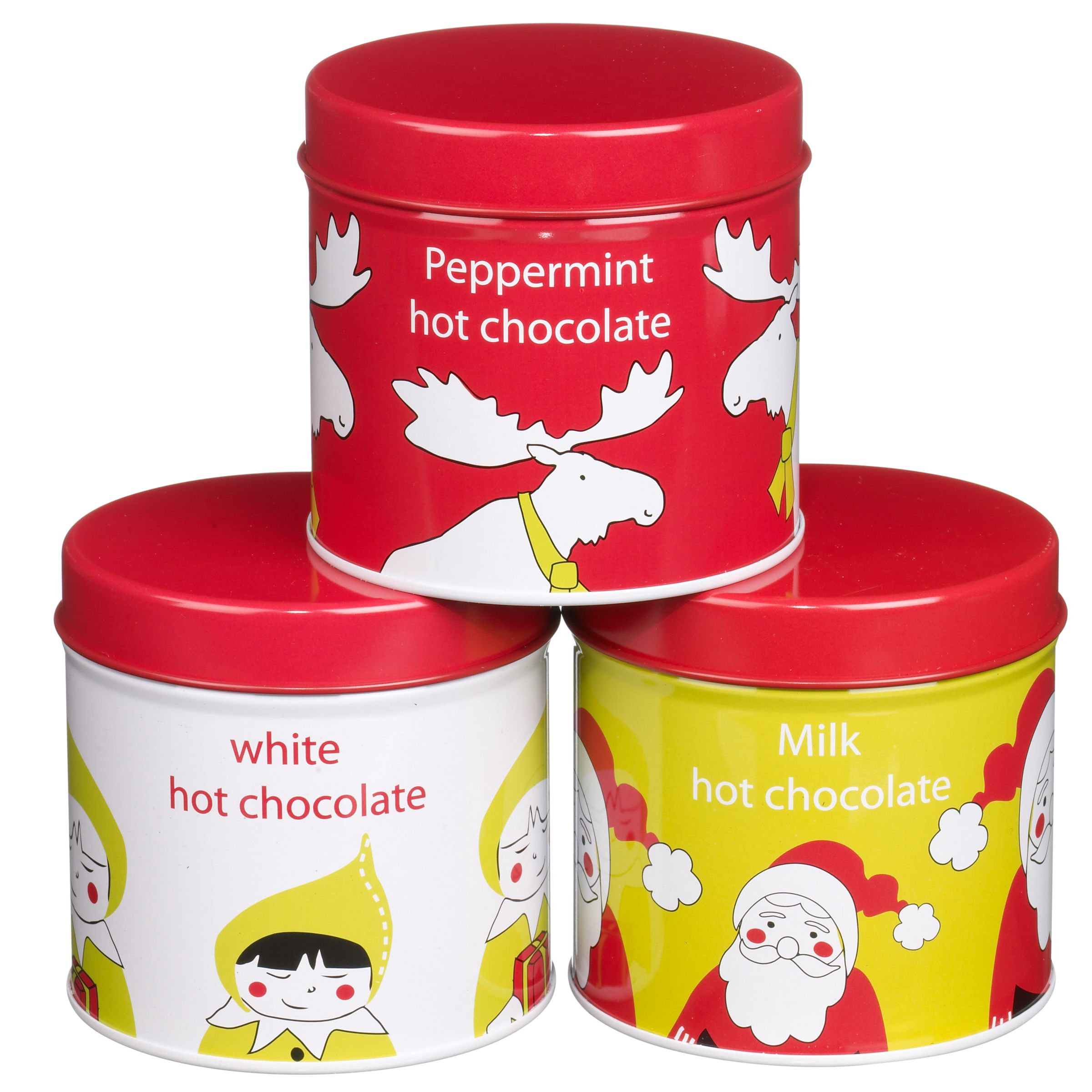 John Lewis Hot Chocolate Stacker, 3 x 85g