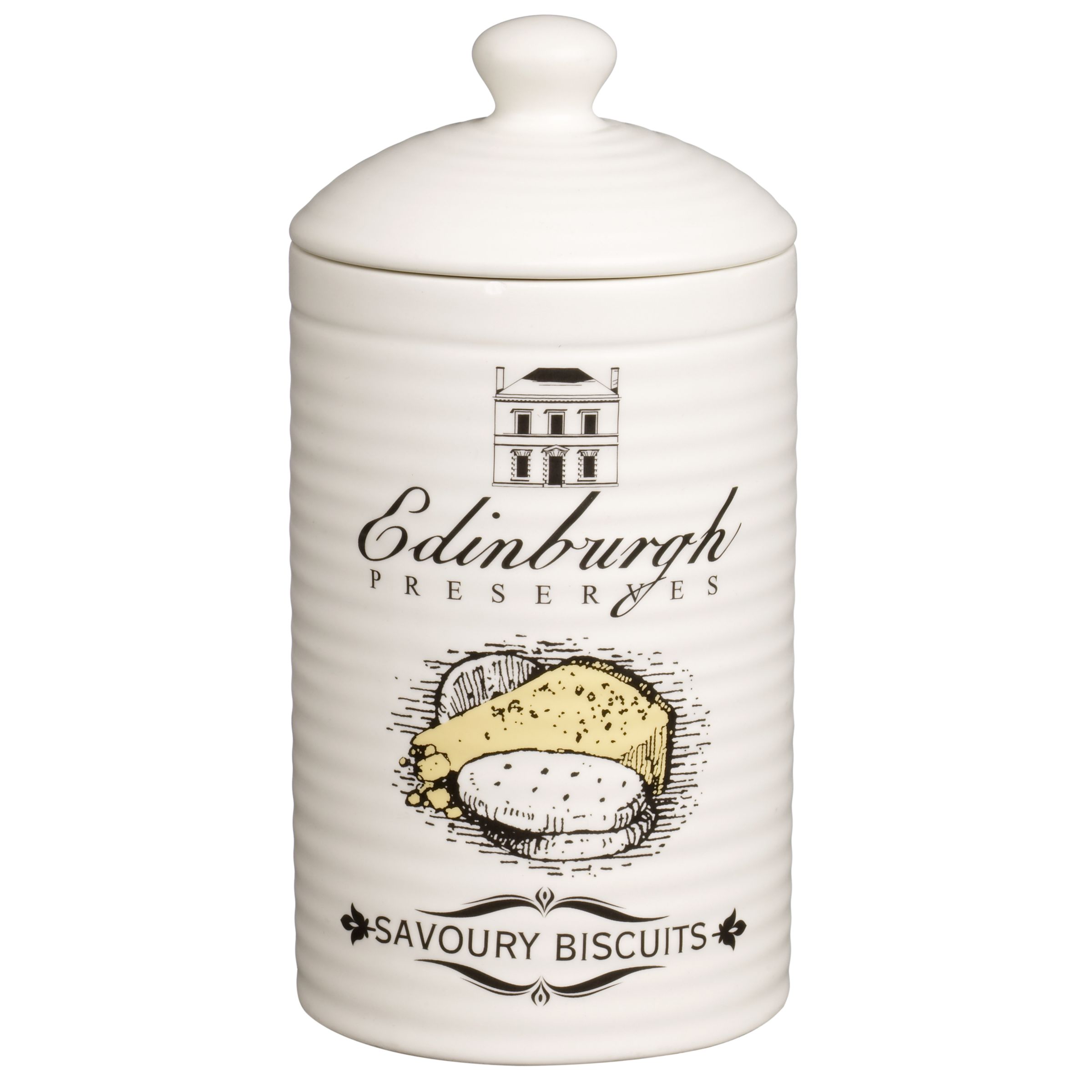 Edinburgh Preserves Savory Biscuits and Cheese Barrel 150g