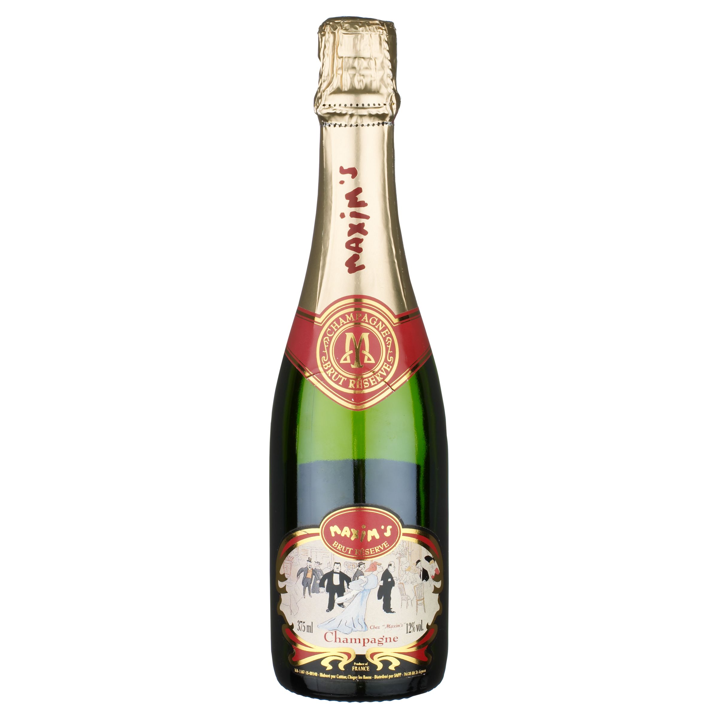 Maxims Half Bottle Brut Reserve Champagne 375ml