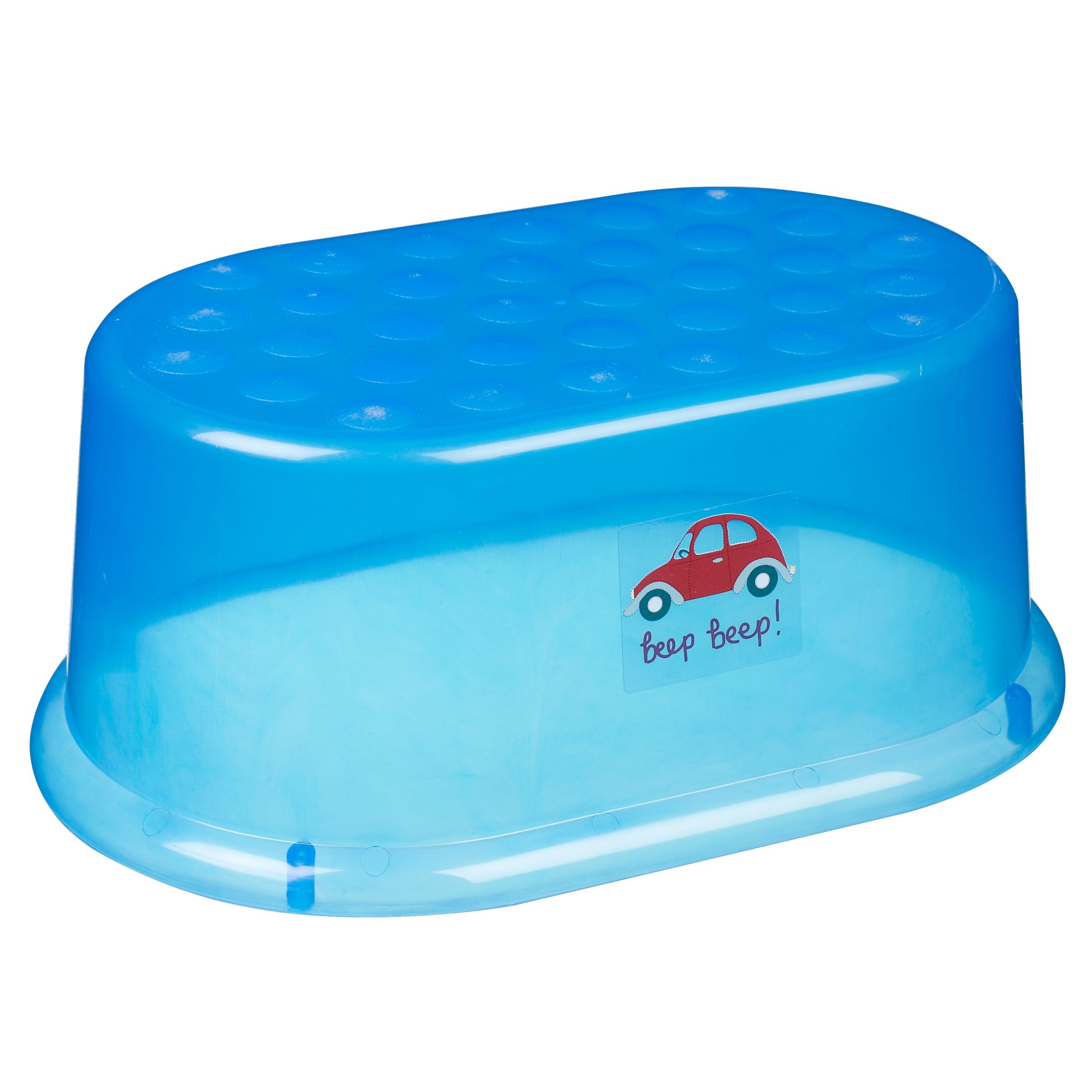 John Lewis Beep Beep Stool Blue