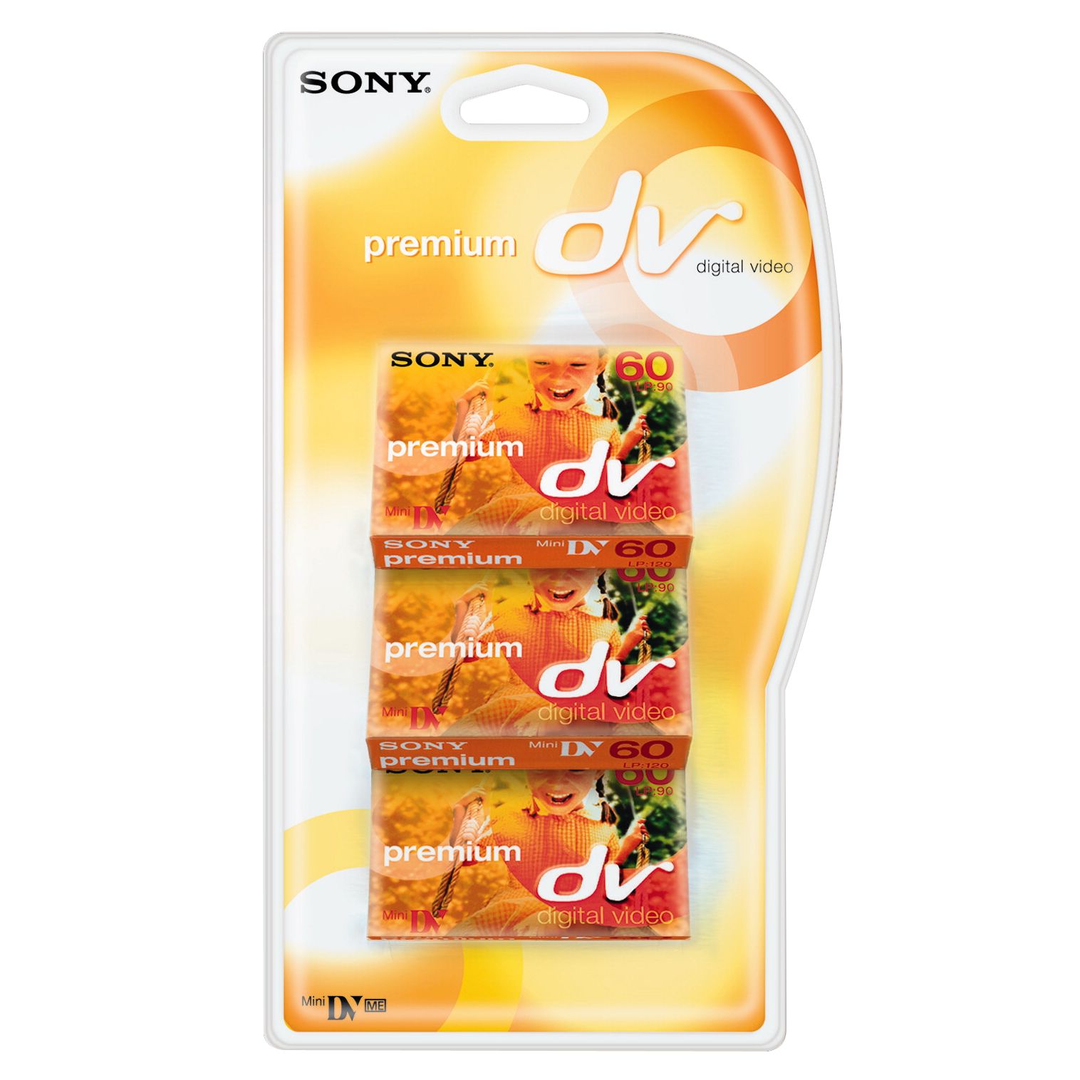 Sony Digital Video Cassettes Pack of Three 3DVM60PR