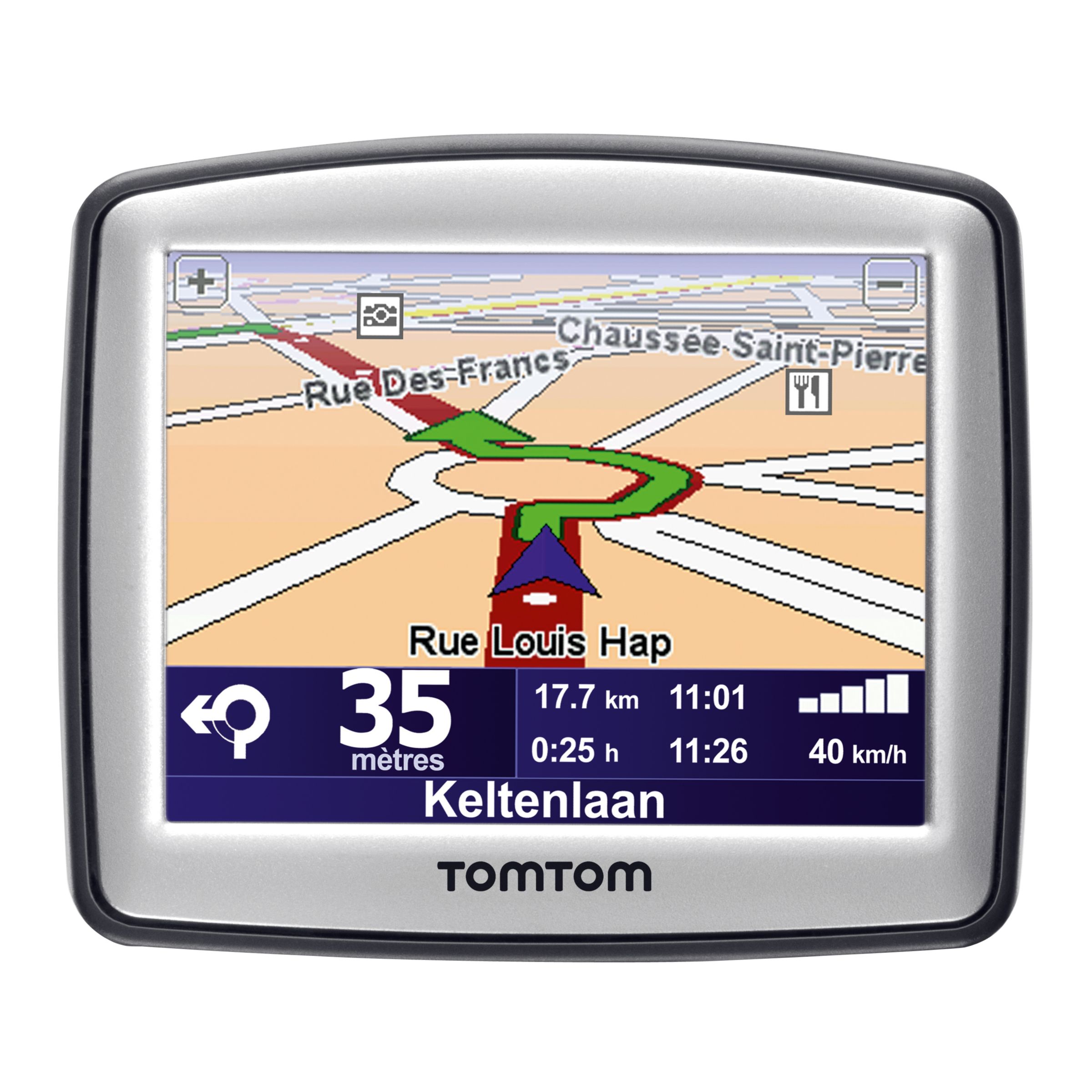 Using the TomTom ONE 22 couldn’t be easier - simply plug in, switch on and go. And it's a breeze to attach to your windscreen thanks to the EasyPort™ mount. This folds neatly to the back of the device, ensuring it slips into a pocket or handbag with the minimum of fuss. It features door-to-door navigational instruction - you’ll make your way with sharp colour graphics and crystal-clear spoken instructions (in 24 languages). Operation is simple thanks to the 3.5 inch colour touch screen. It also features postcode navigation for simple and accurate selection of your destination. You can choose your route in a number of ways e.g. quickest, shortest or avoiding toll roads and congestion charges. With TomTom MapShare you can add to, update and personalise your maps instantly, or even download ones which have been corrected by other drivers. This means you’ll always have the most up-to-date maps, and inside local knowledge at your fingertips. The pre-installed map has Points of Interest from petrol stations to hotels, so you are sure to find what you want and it also comes with fixed safety camera alerts pre-installed, to help you to drive more safely and responsibly. The package includes:TomTom ONE 22EasyPort™ mountUSB Car Charger and USB cableDocumentation