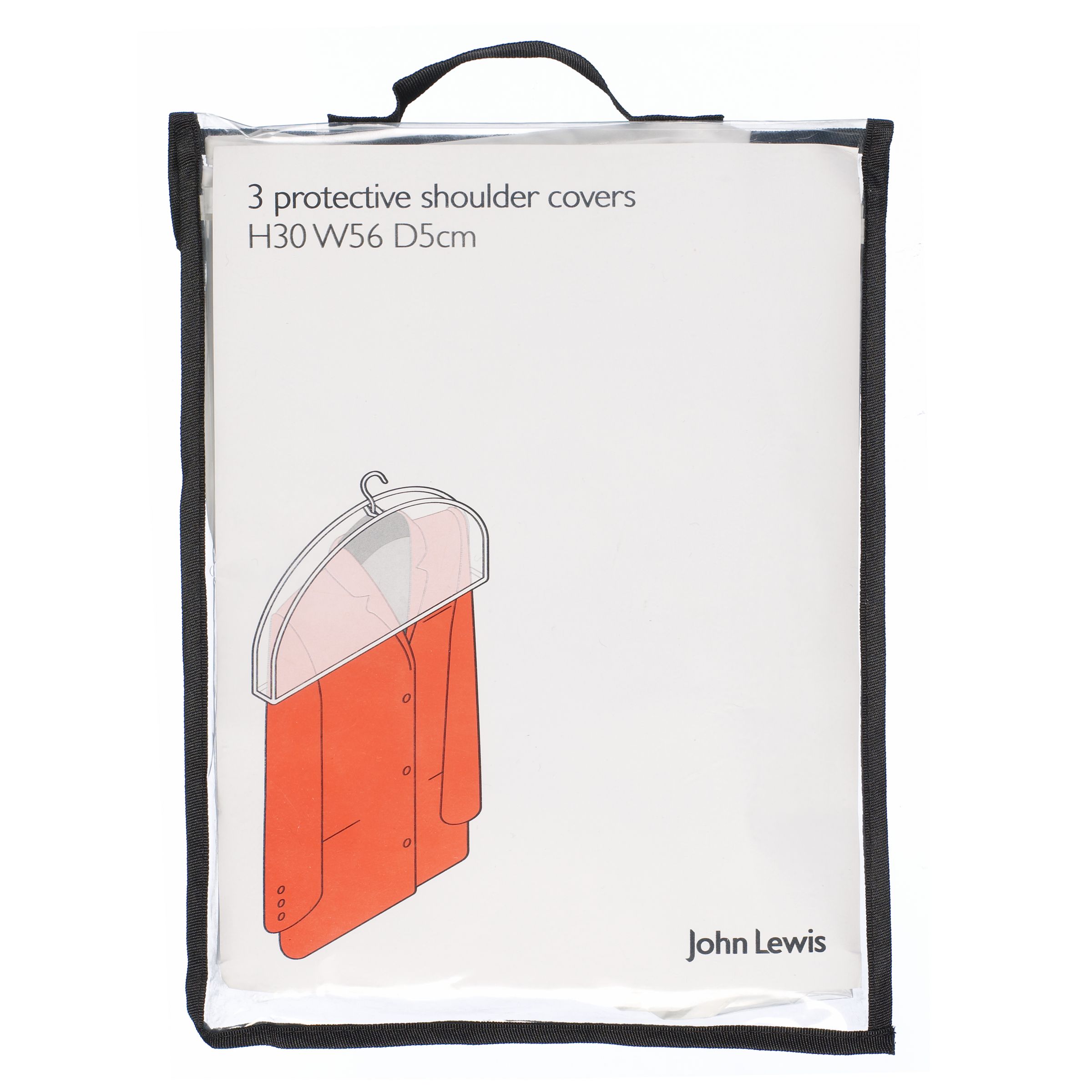 Transparent Shoulder Covers Pack of 3
