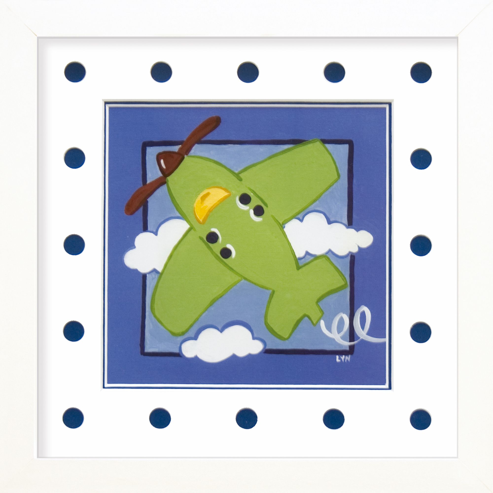 Kiddie Plane Print 30x30cm