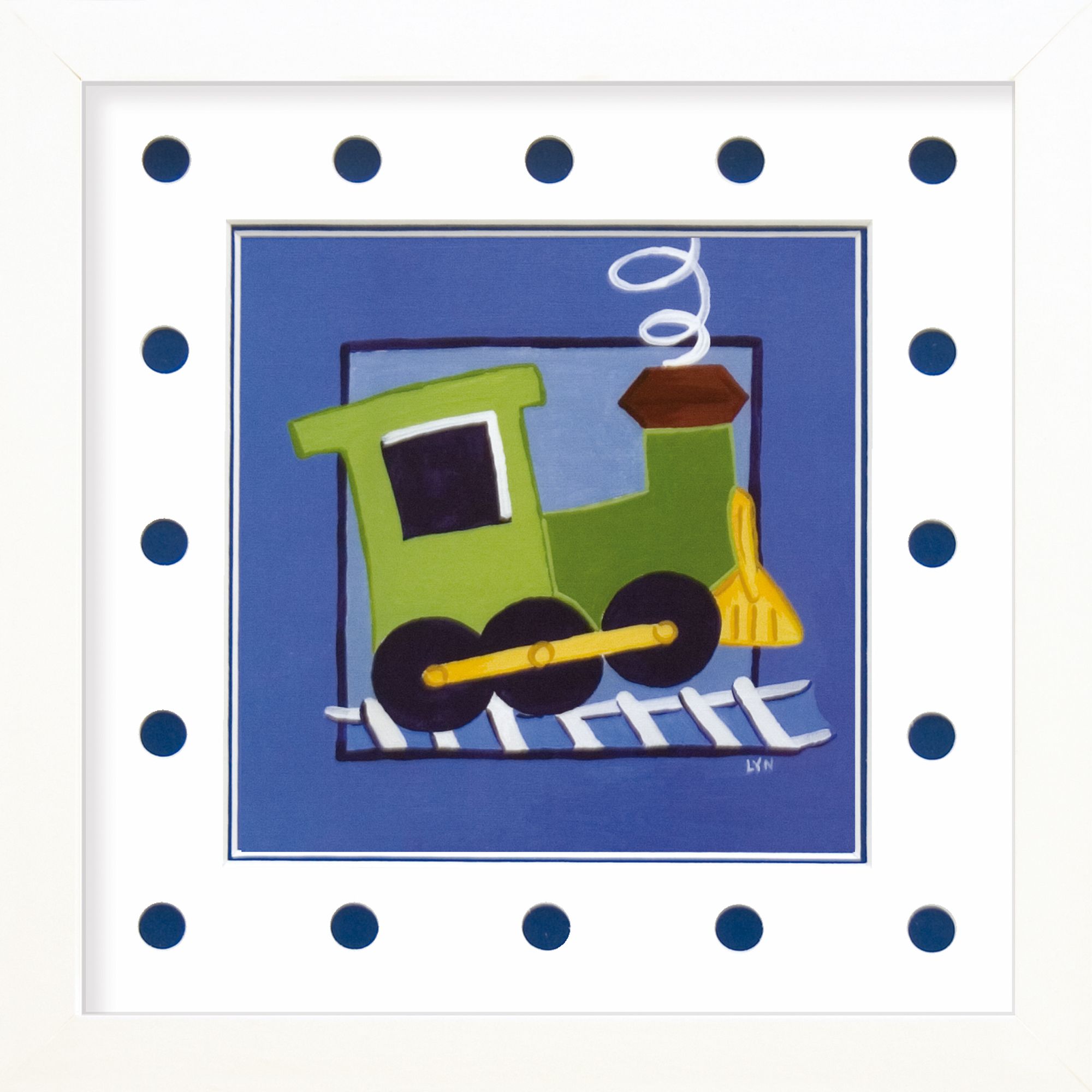 Kiddie Train Print 30x30cm