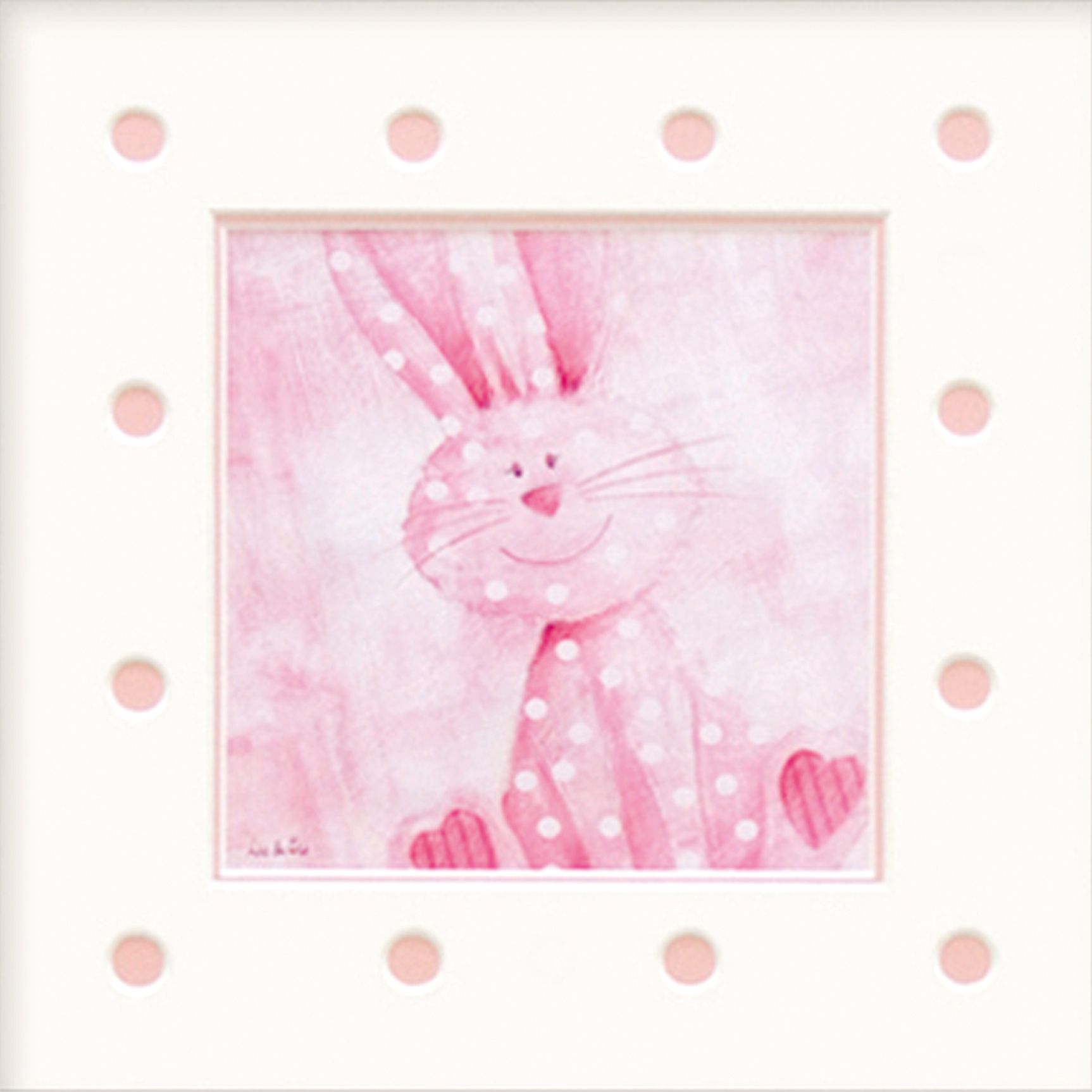 Bouncing Bunny Print 30x30cm