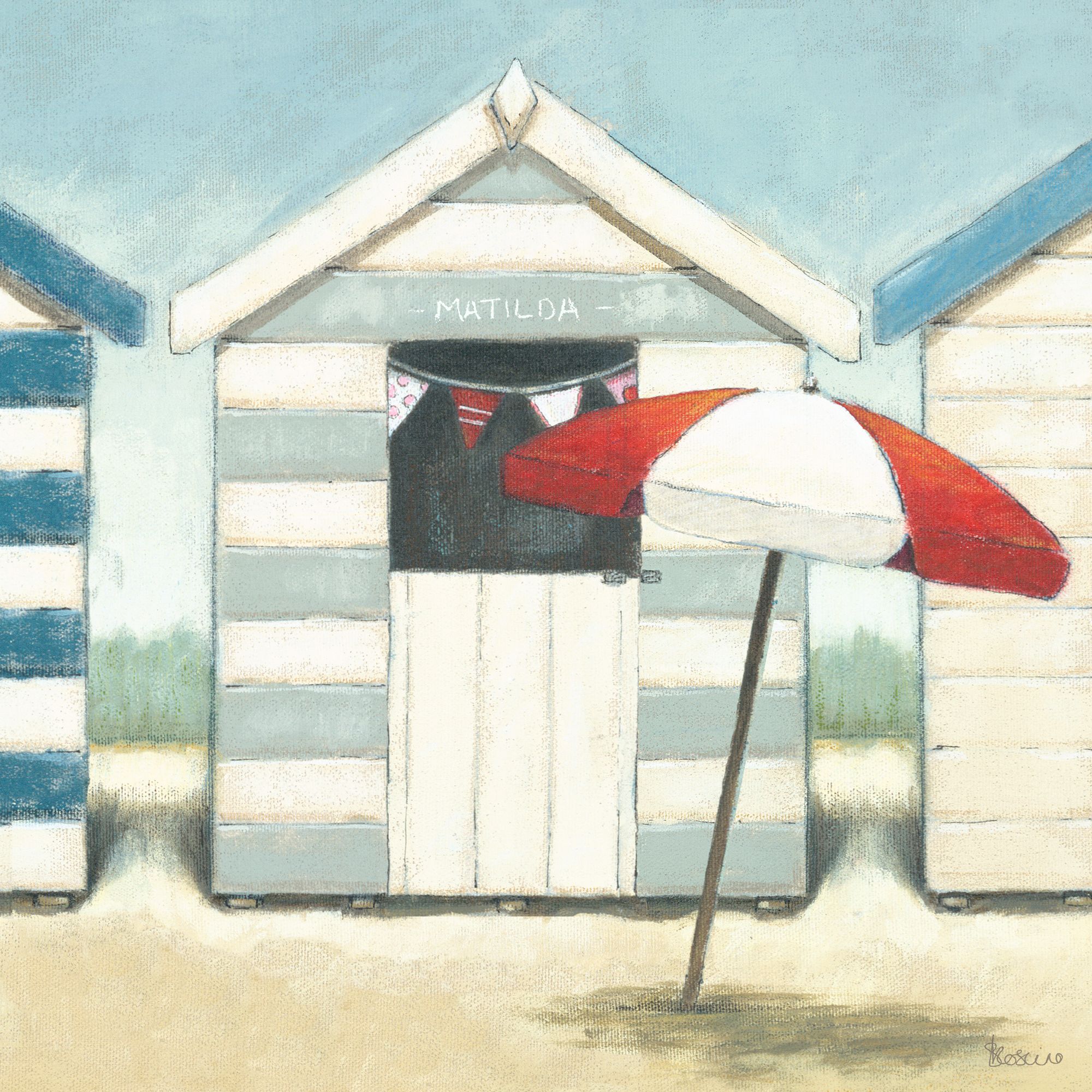 Candy Umbrella Canvas
