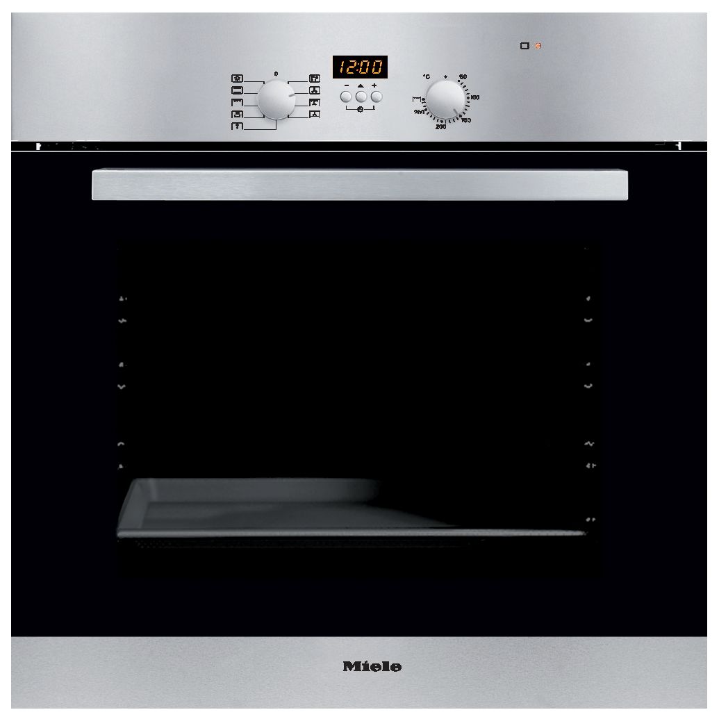 Click here for more information and to purchase - Miele H4212B Integrated Single Electric Oven, Stainless Steel