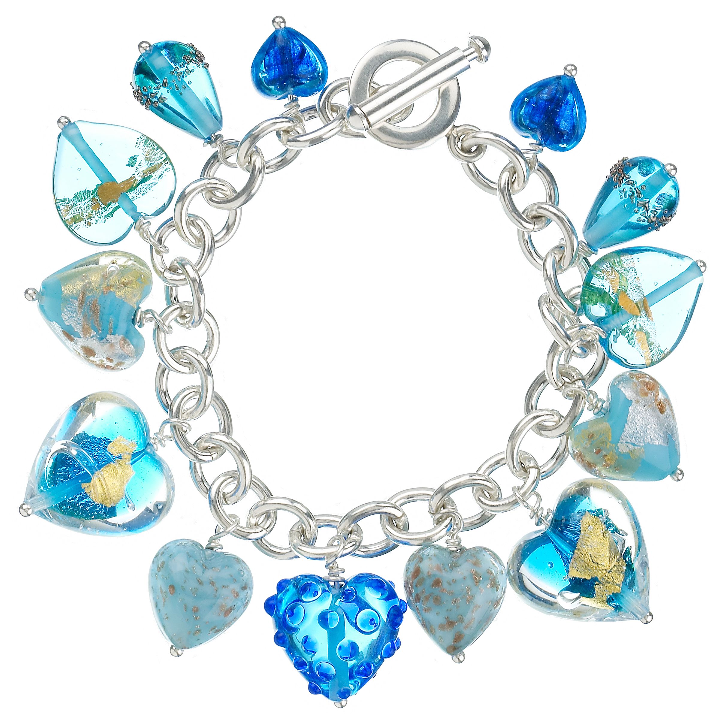 Martick Jewellery Assorted Blue Heart, MJ1592BL