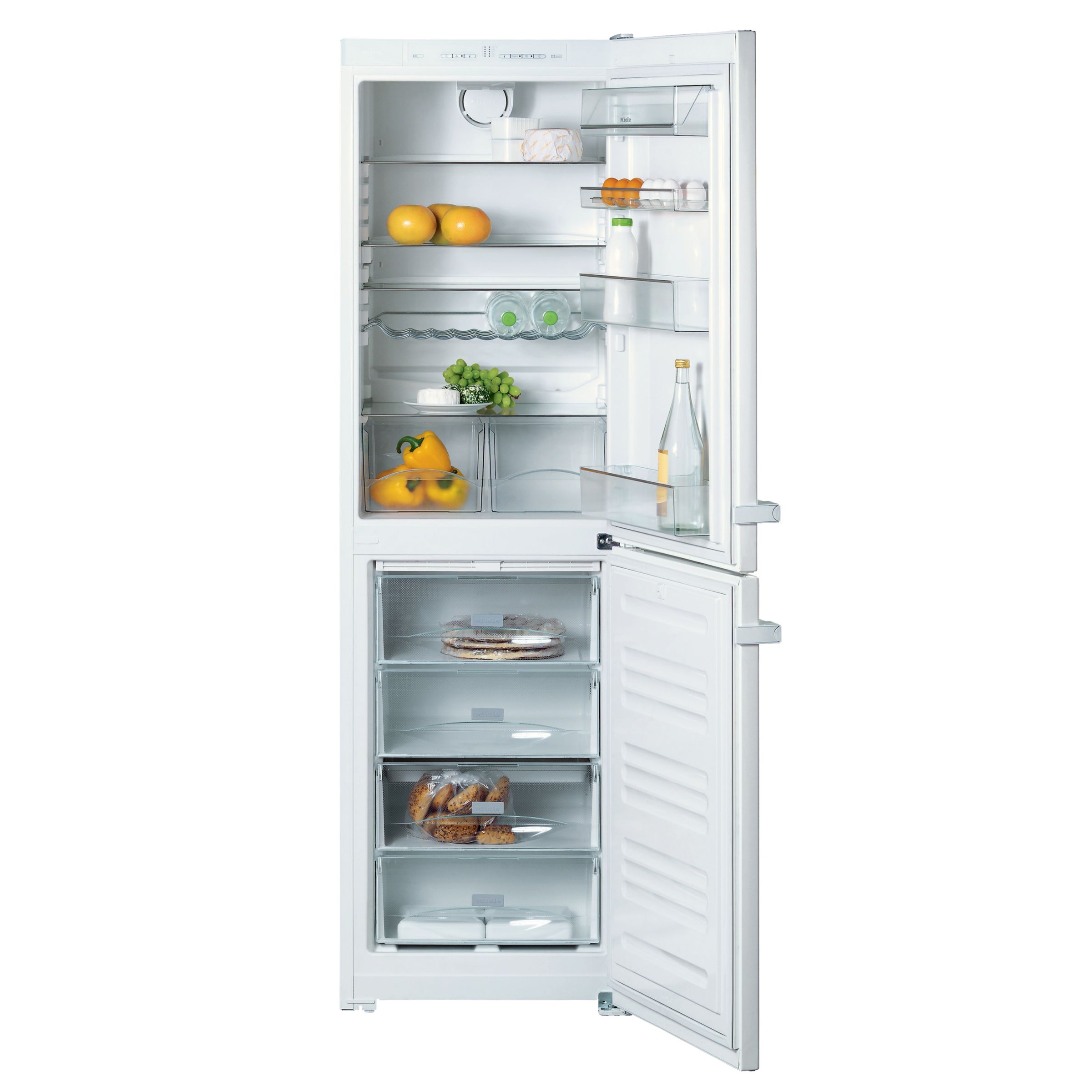 Miele KFN12924SD Fridge Freezer, White at John Lewis