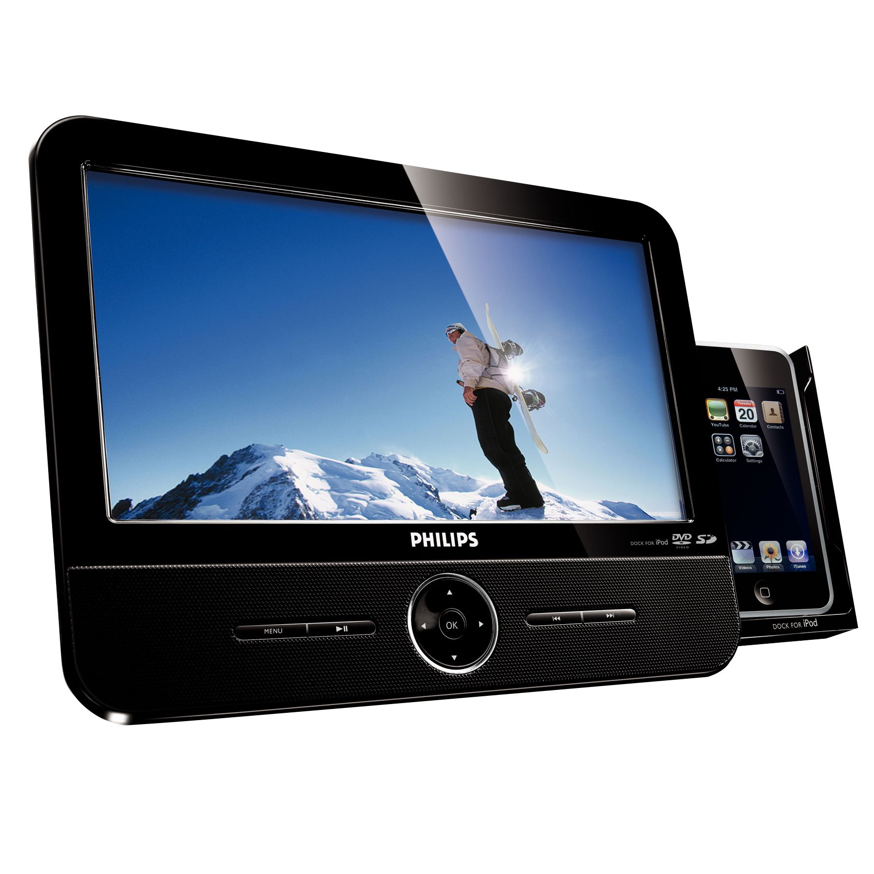 Philips DCP951 Portable LCD DVD Player and iPod Dock Philips DCP951 Portable LCD DVD Player and iPod Dock