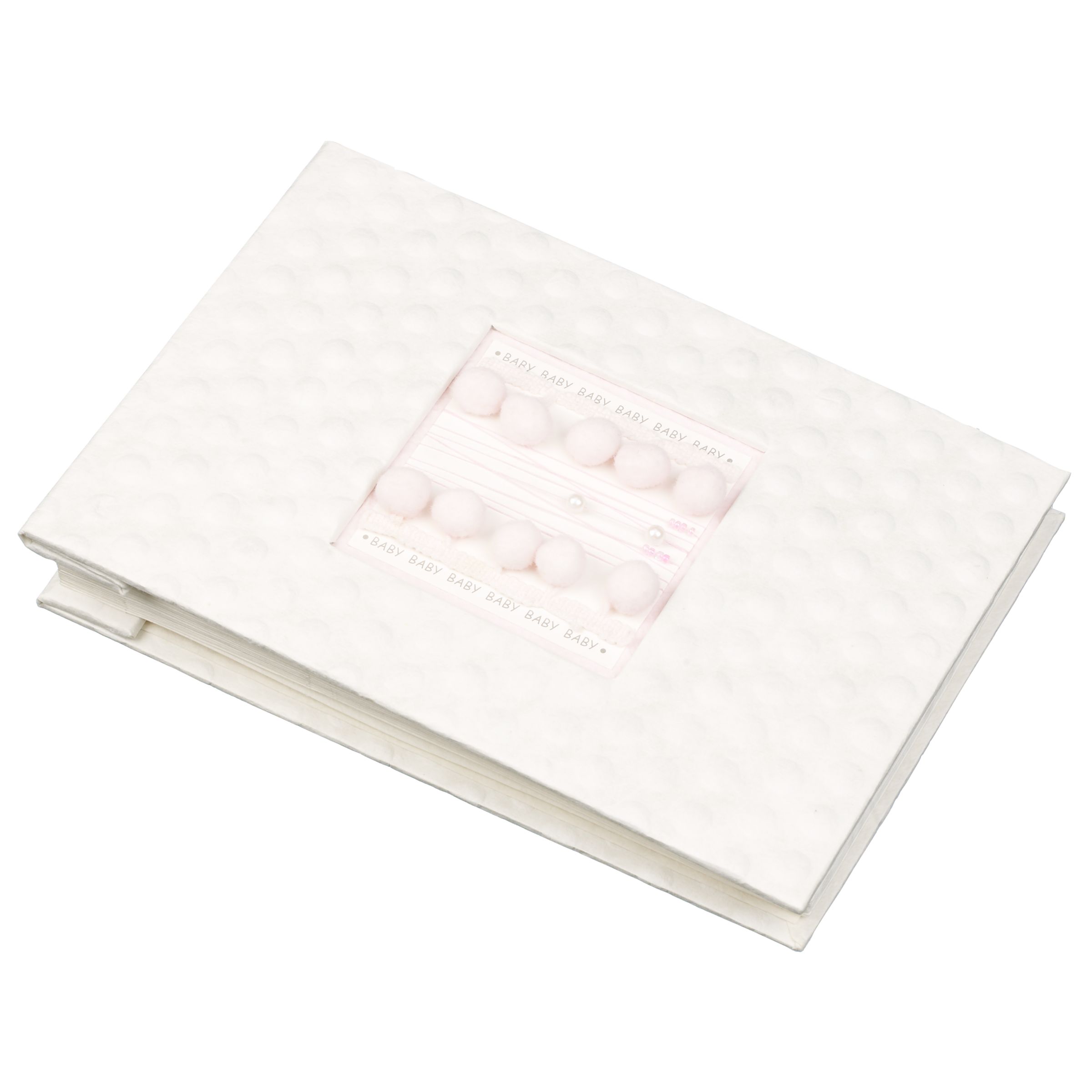 Pom-Pom Baby Photo Album, Pink