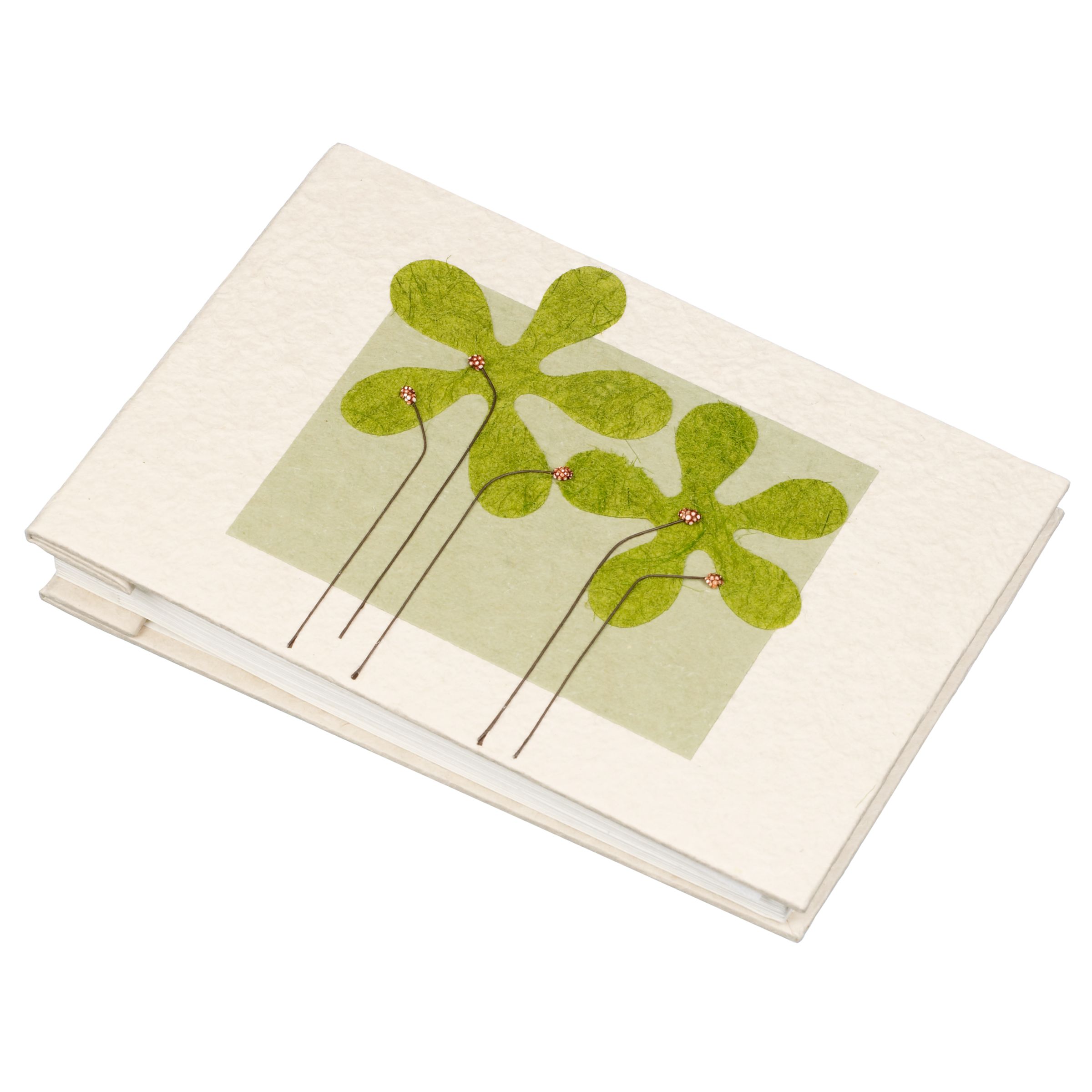 Green Flower Photo Album Small
