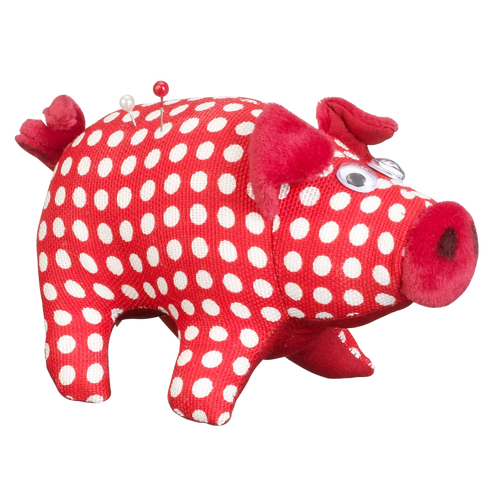 John Lewis Pig Pincushion Red