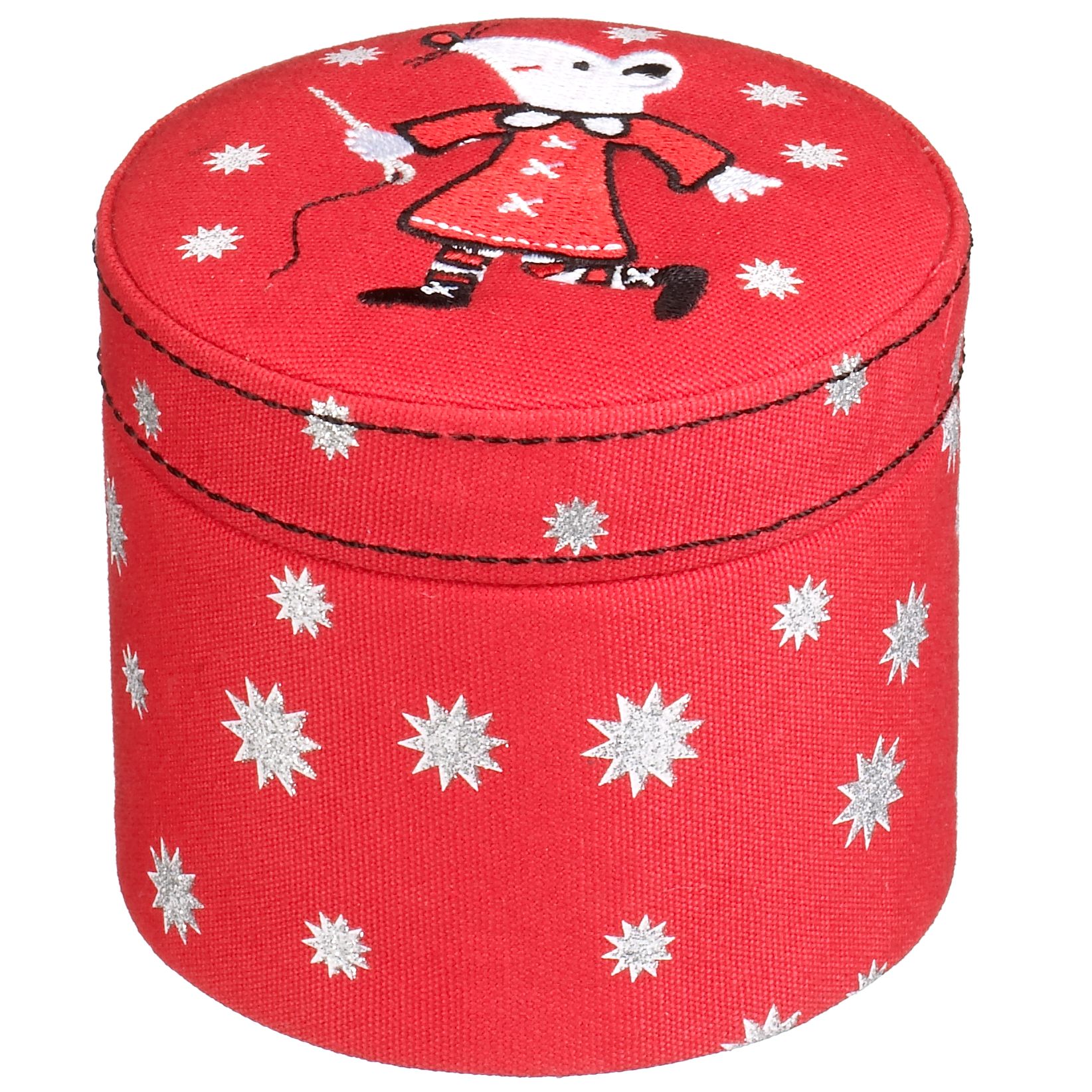 John Lewis Mouse Sewing Box Red