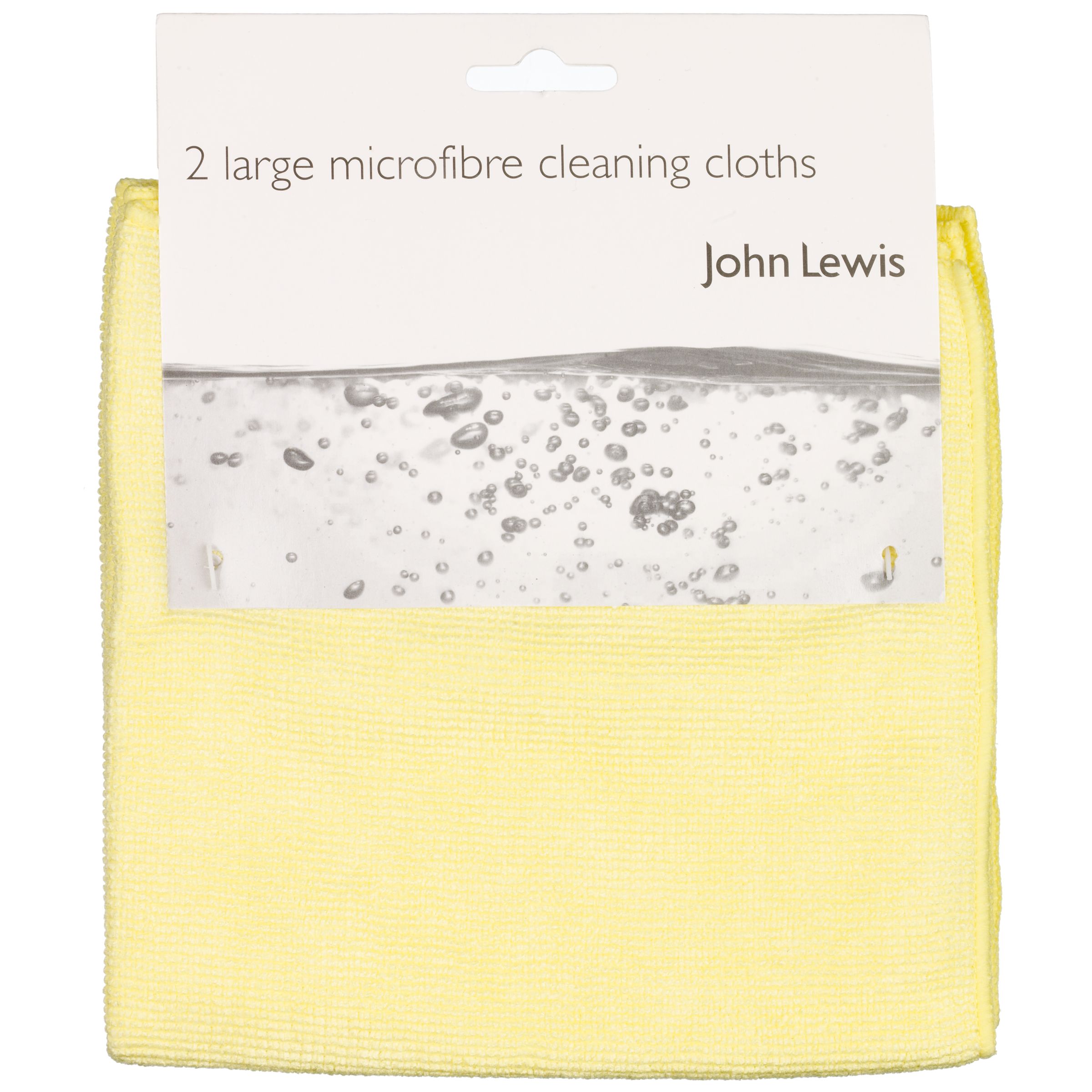 John Lewis Microfibre Cloths, Pack of 2