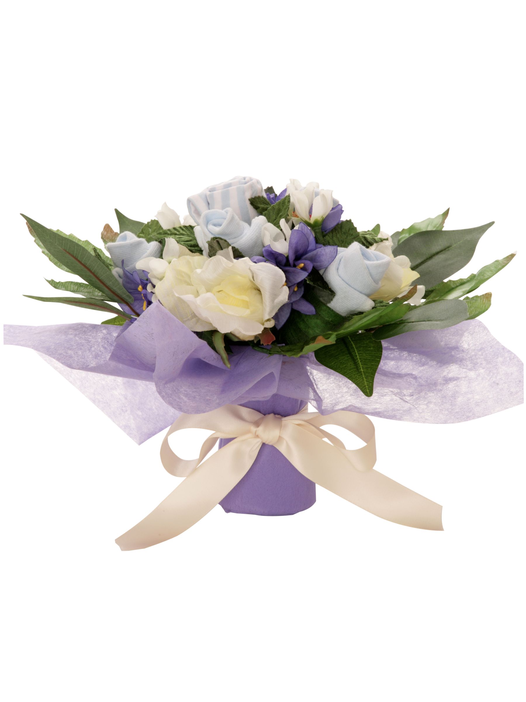 BabyBlooms Hand Tied Posy, Blue, 0-3 Months