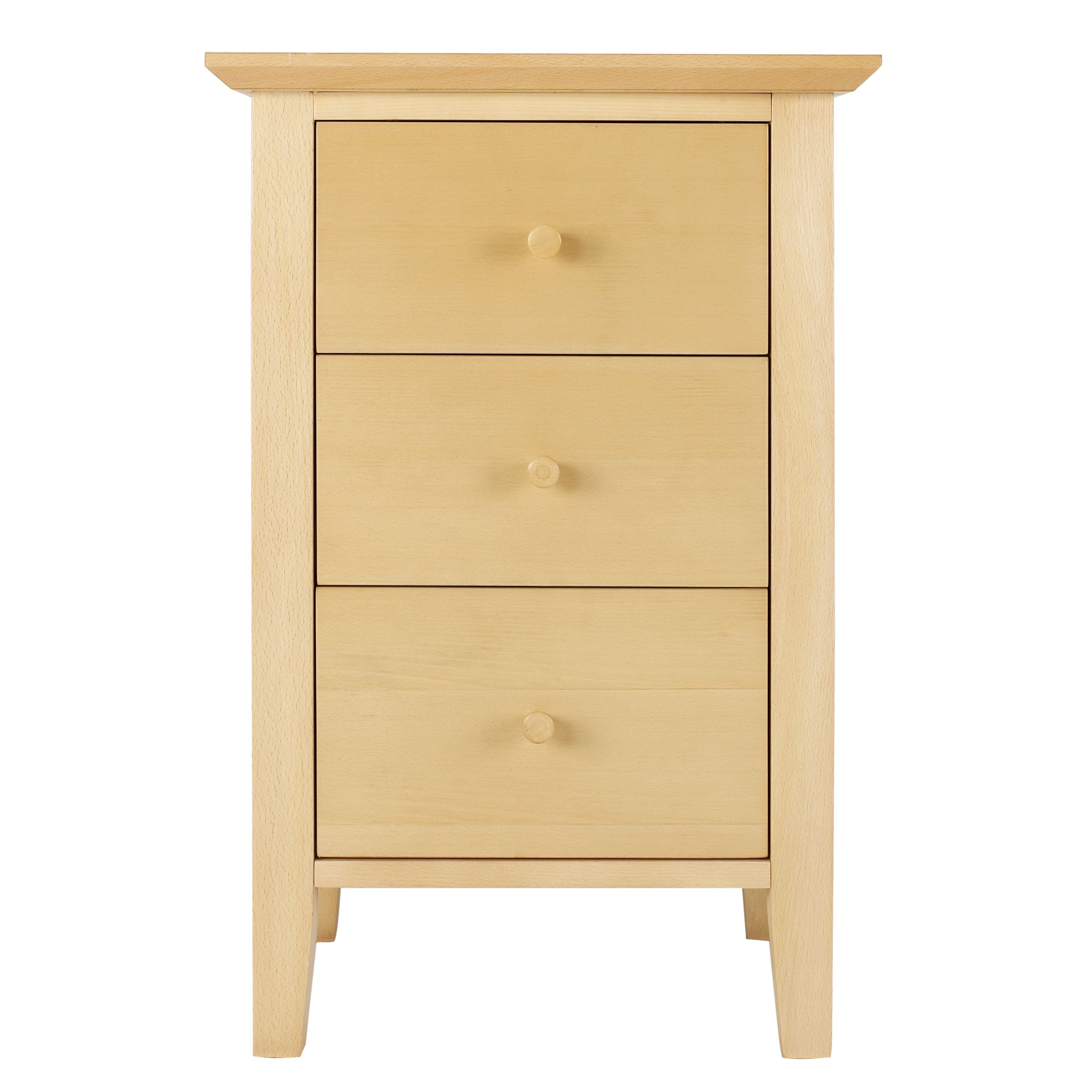 John Lewis Barton 3-Drawer Bedside Chest