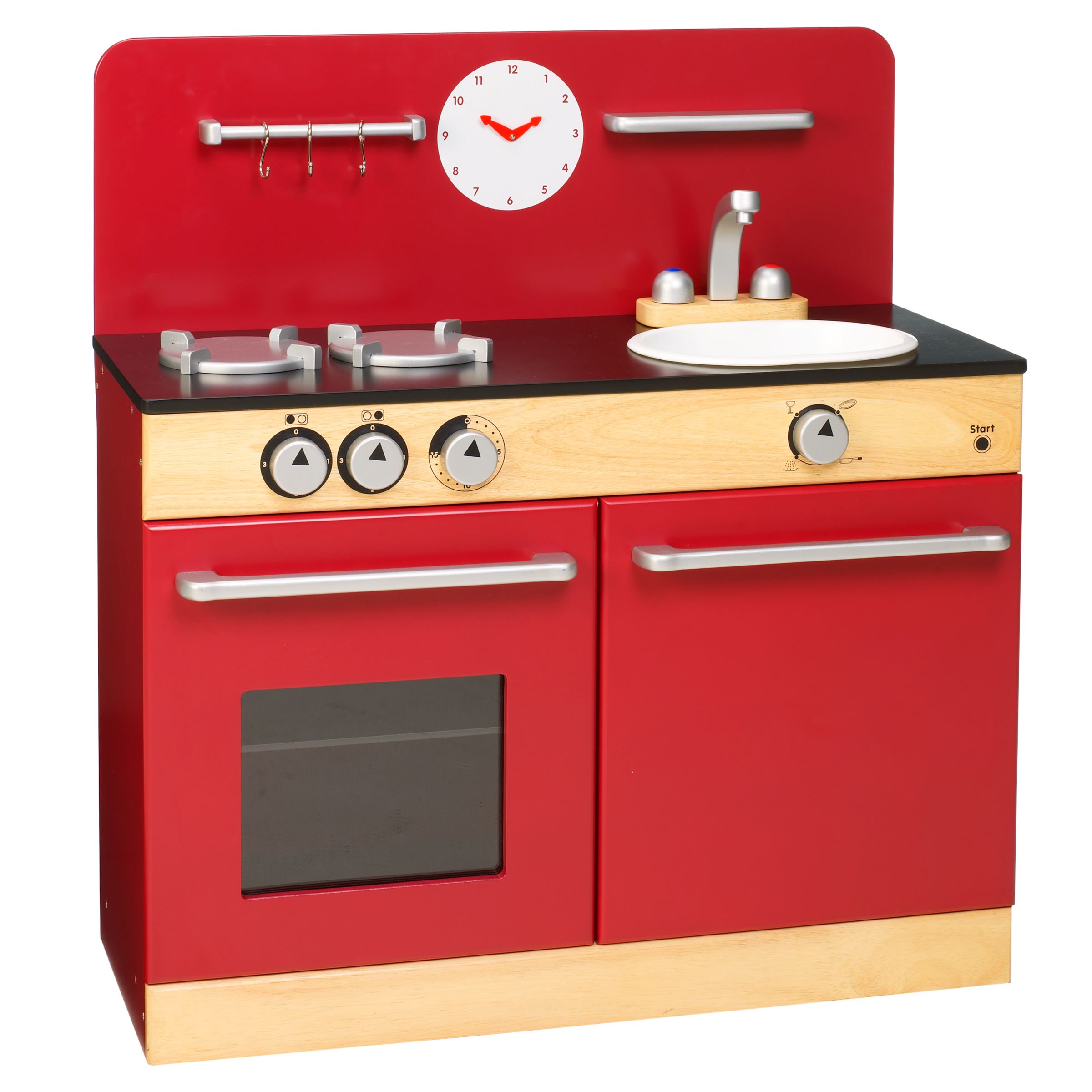 John Lewis Wooden Kitchen, Red