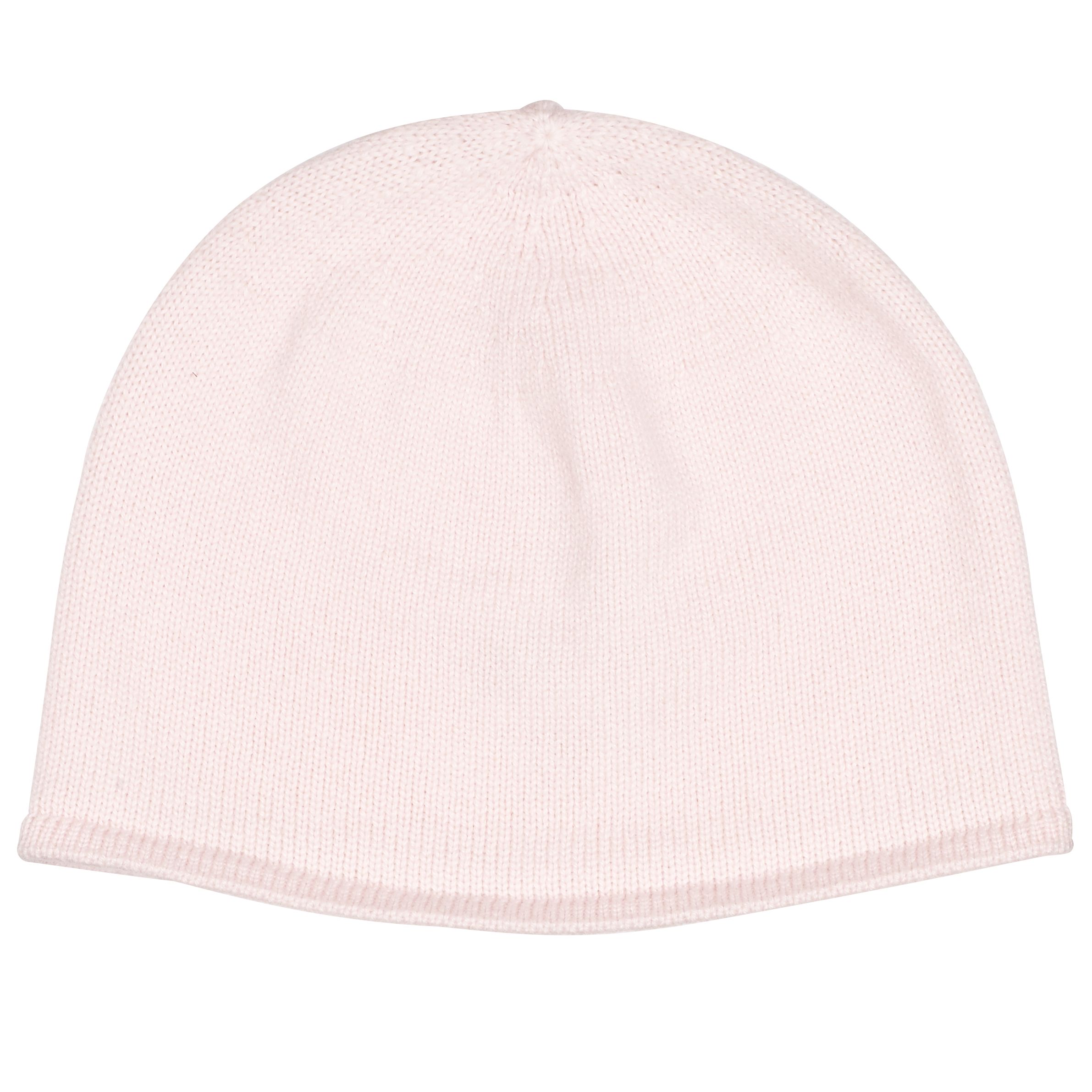 Johnstons for John Lewis Cashmere Hat, Pale Pink, One Size