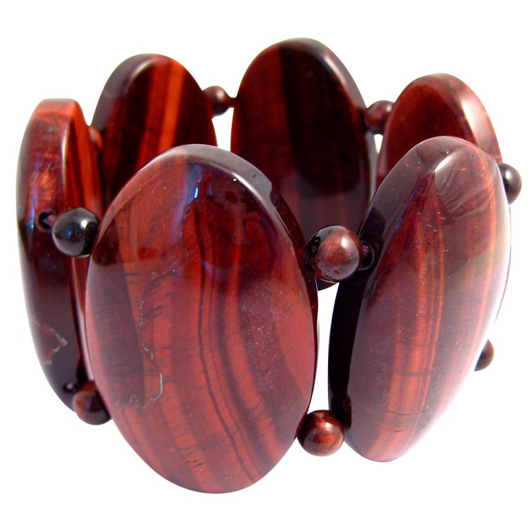 Lola Rose Oval Cabochon Bracelet, Mahogany