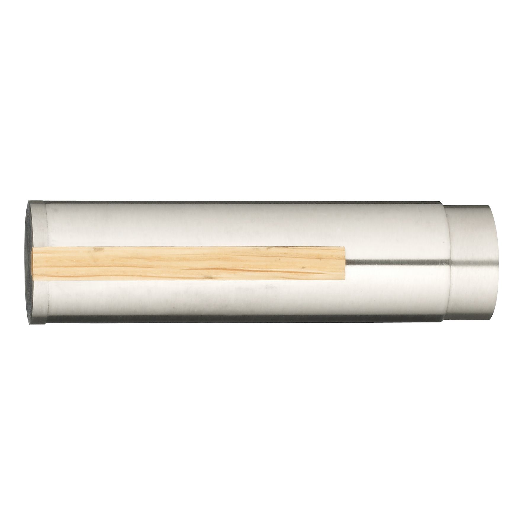 John Lewis Stainless Steel Cylinder Finial 19mm