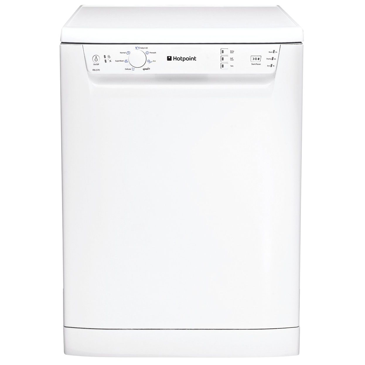 image :Hotpoint FDL570P Dishwasher, White