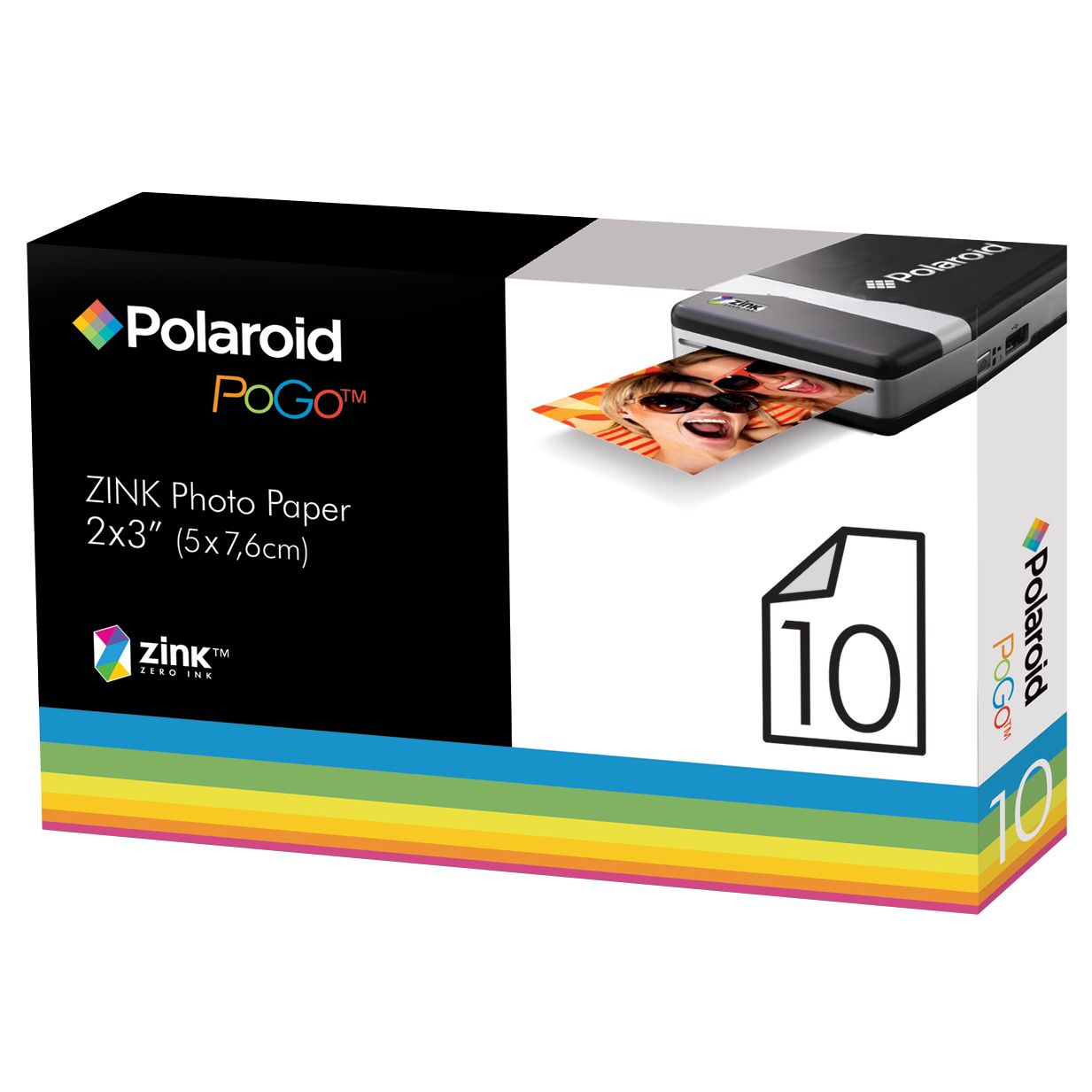 Polaroid PoGo&trade; Media Paper, 10 Sheets