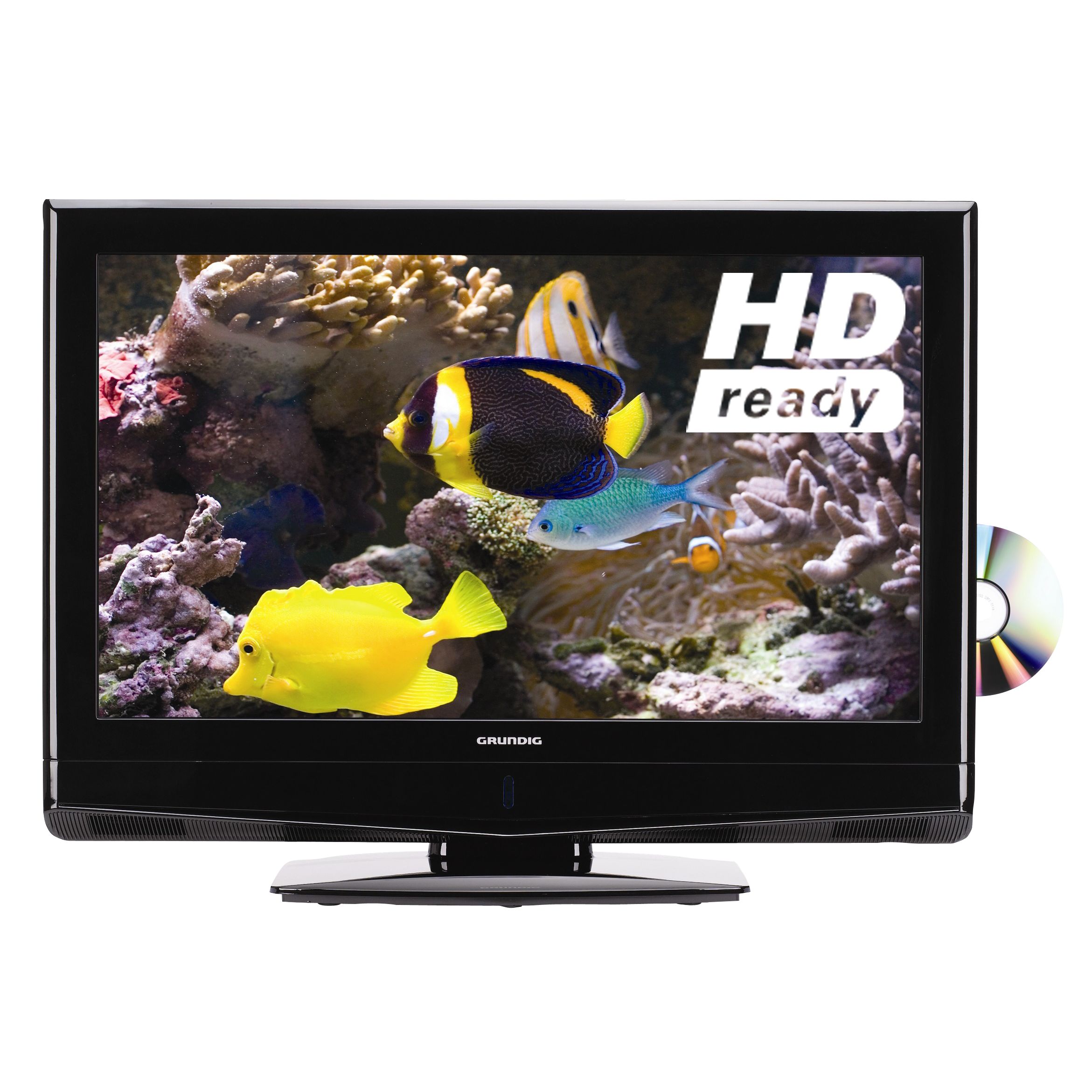Grundig GU22DVDBLK LCD HD Ready Digital TelevisionDVD Combi 22 Inch