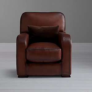 John Lewis Tetrad Totnes Leather Chair