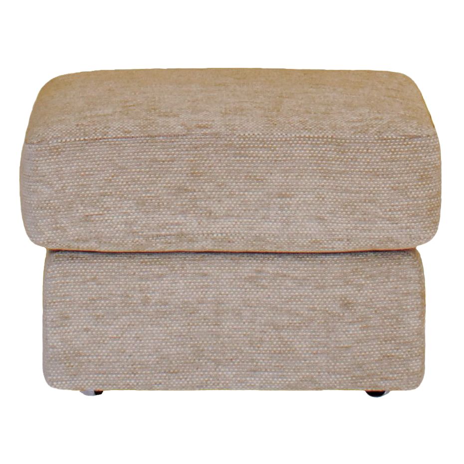 John Lewis Verina Footstool, Taupe at John Lewis